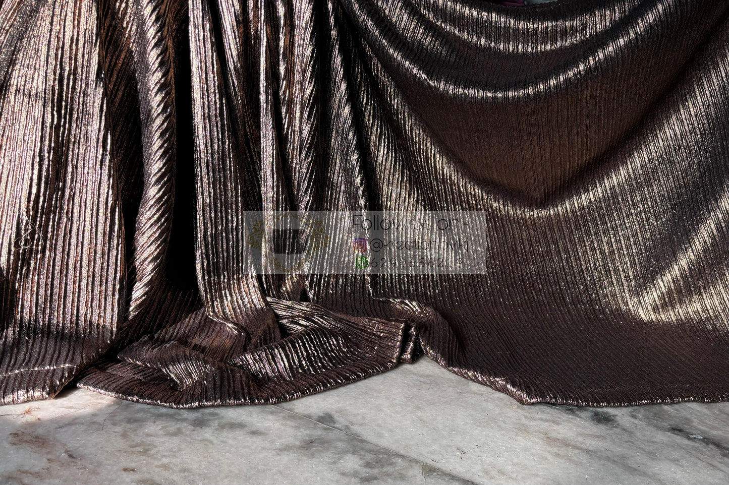Black and Gold Cocktail Saree kreationbykj