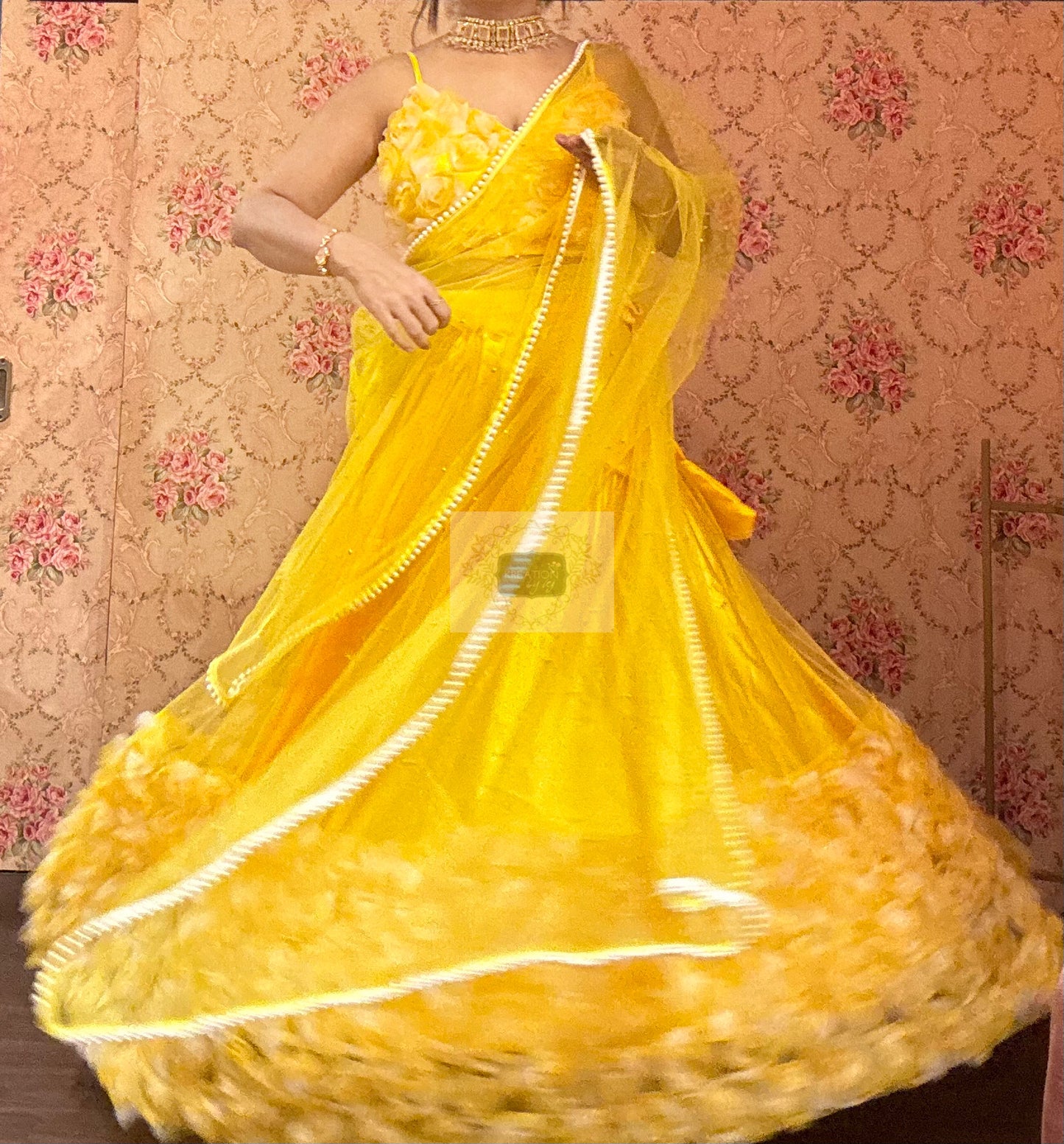 Blush Bloom Lehenga - kreationbykj