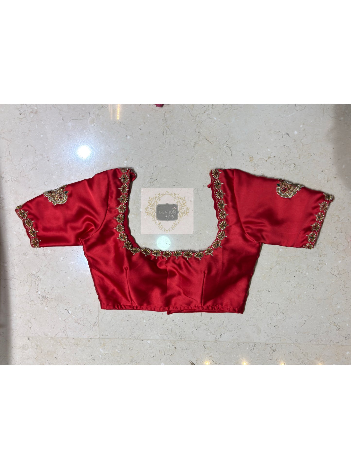 Crimson Red Kurmaie Saree