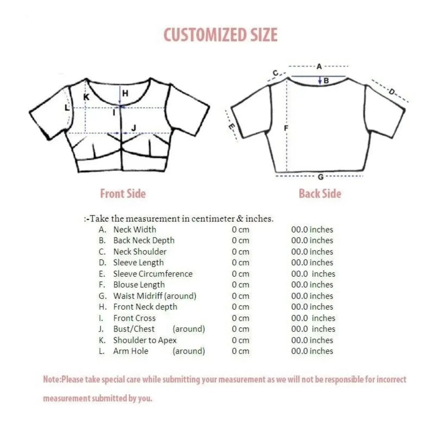 NON PADED BLOUSE STITCHING kreationbykj