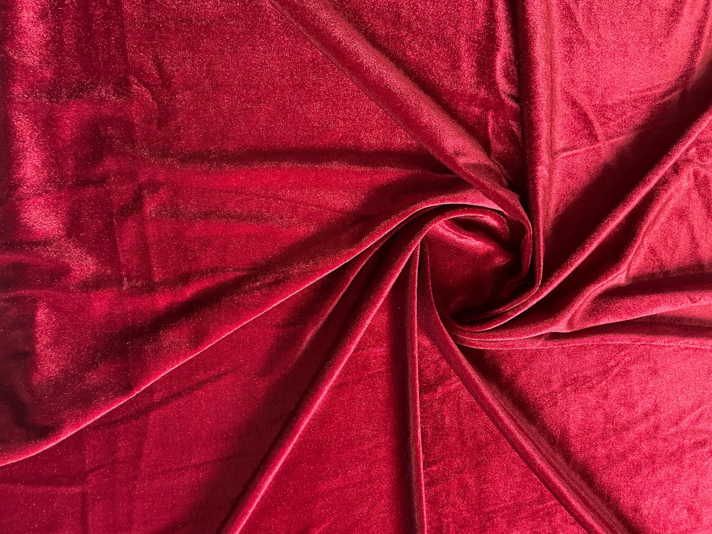 Maroon Velvet Fabric kreationbykj