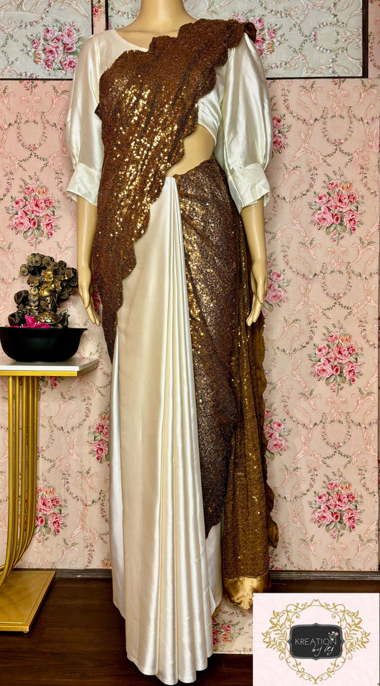 Orla Sequins Half Saree kreationbykj