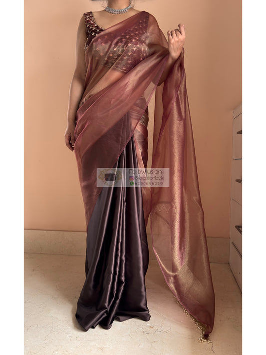 Coffee Latte Cocktail Saree
