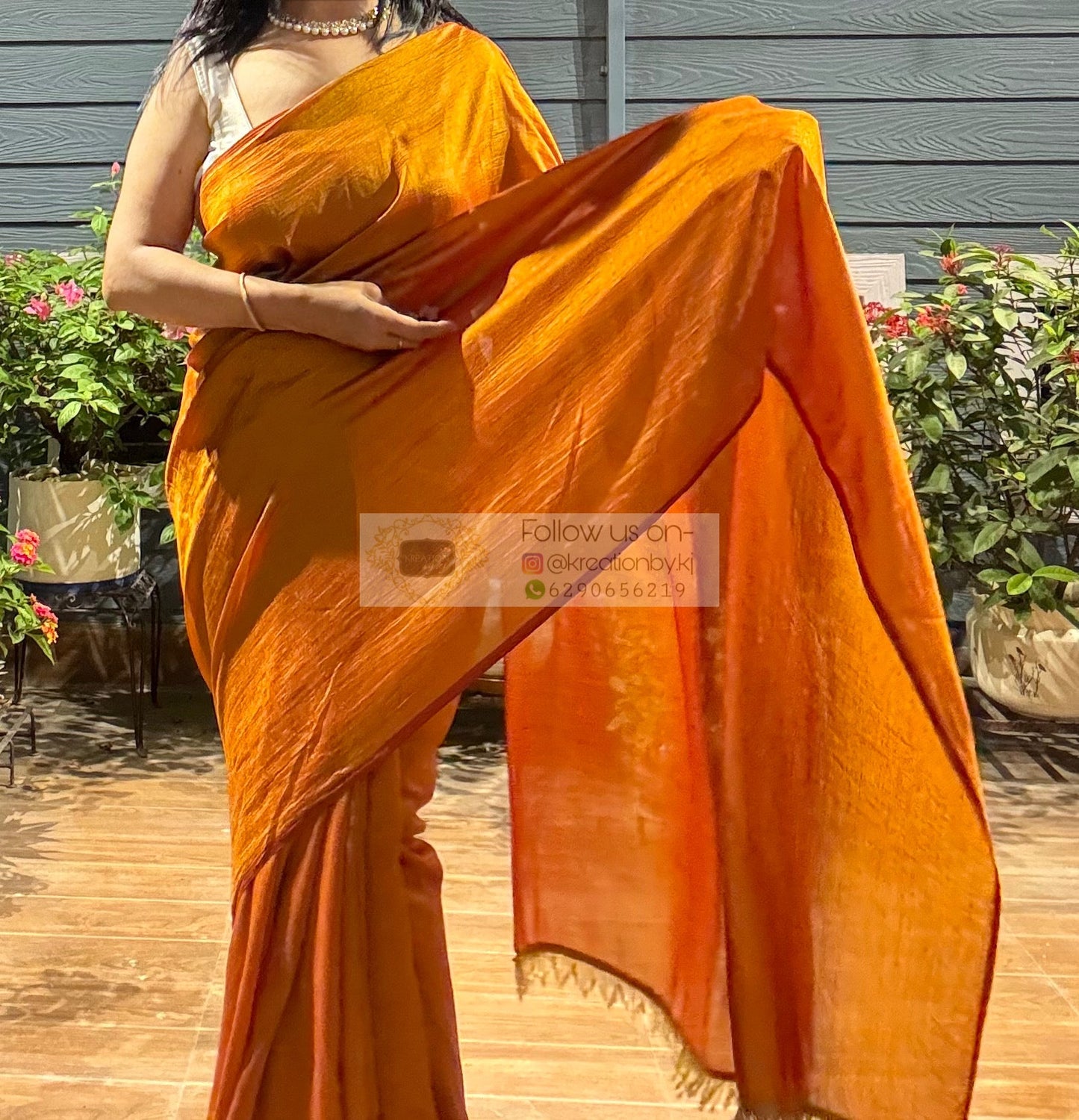 Mustard Yellow Soft Saree kreationbykj