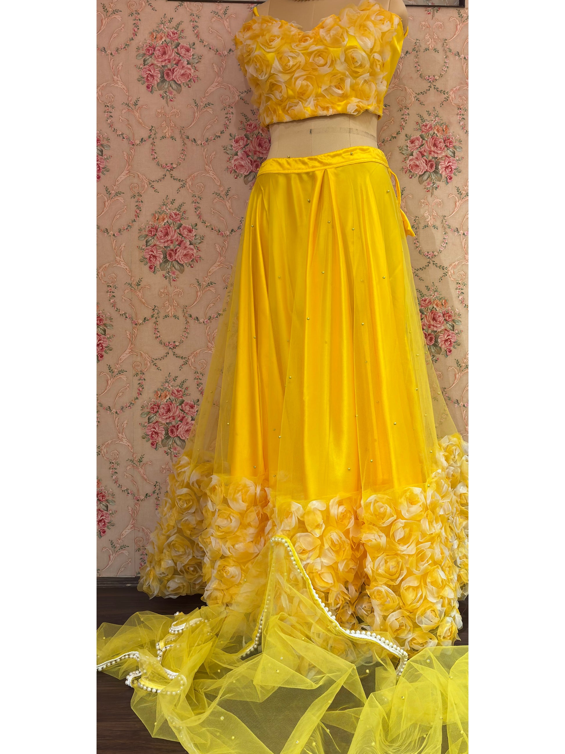 Blush Bloom Lehenga - kreationbykj