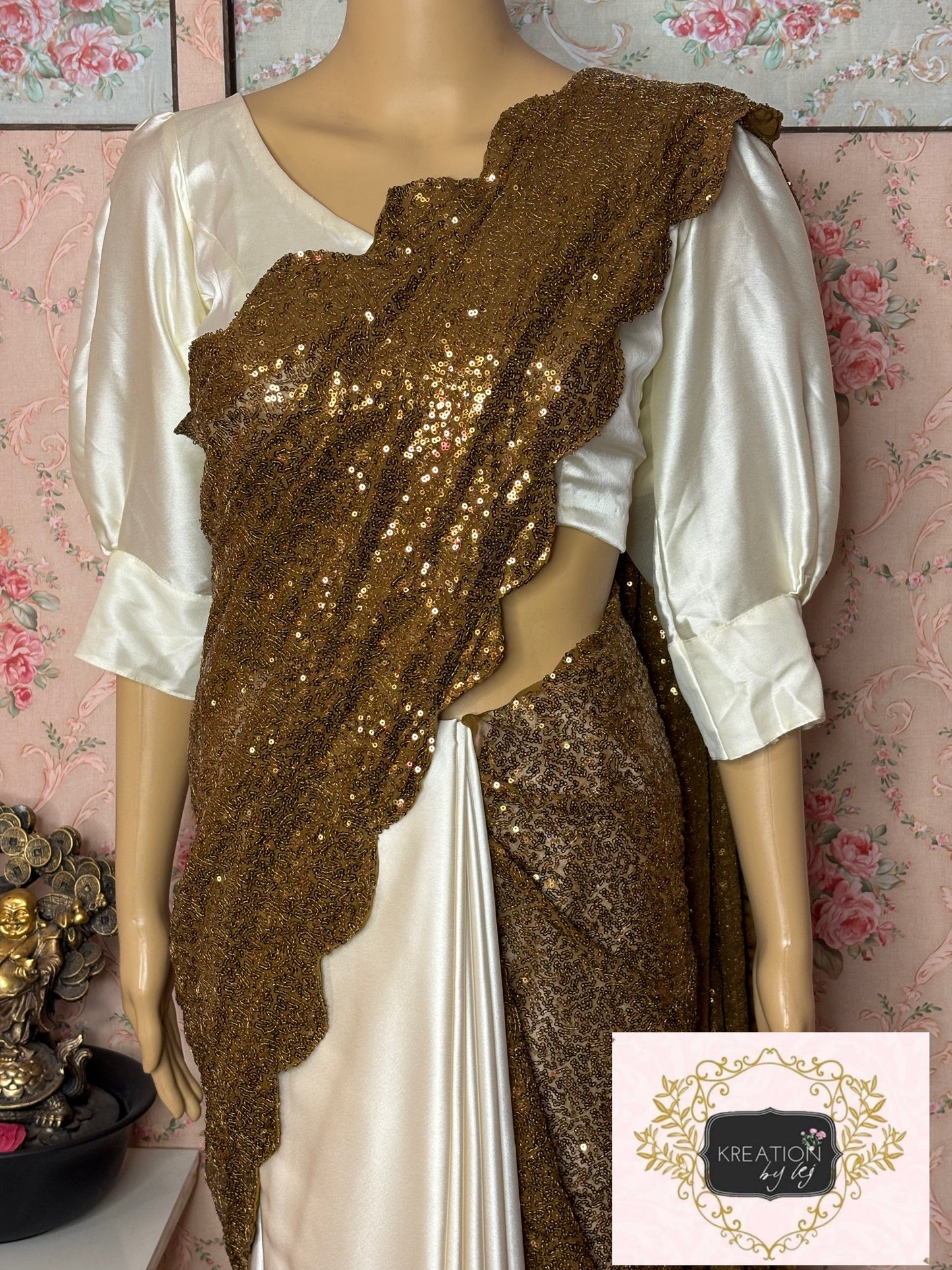 Orla Sequins Half Saree kreationbykj