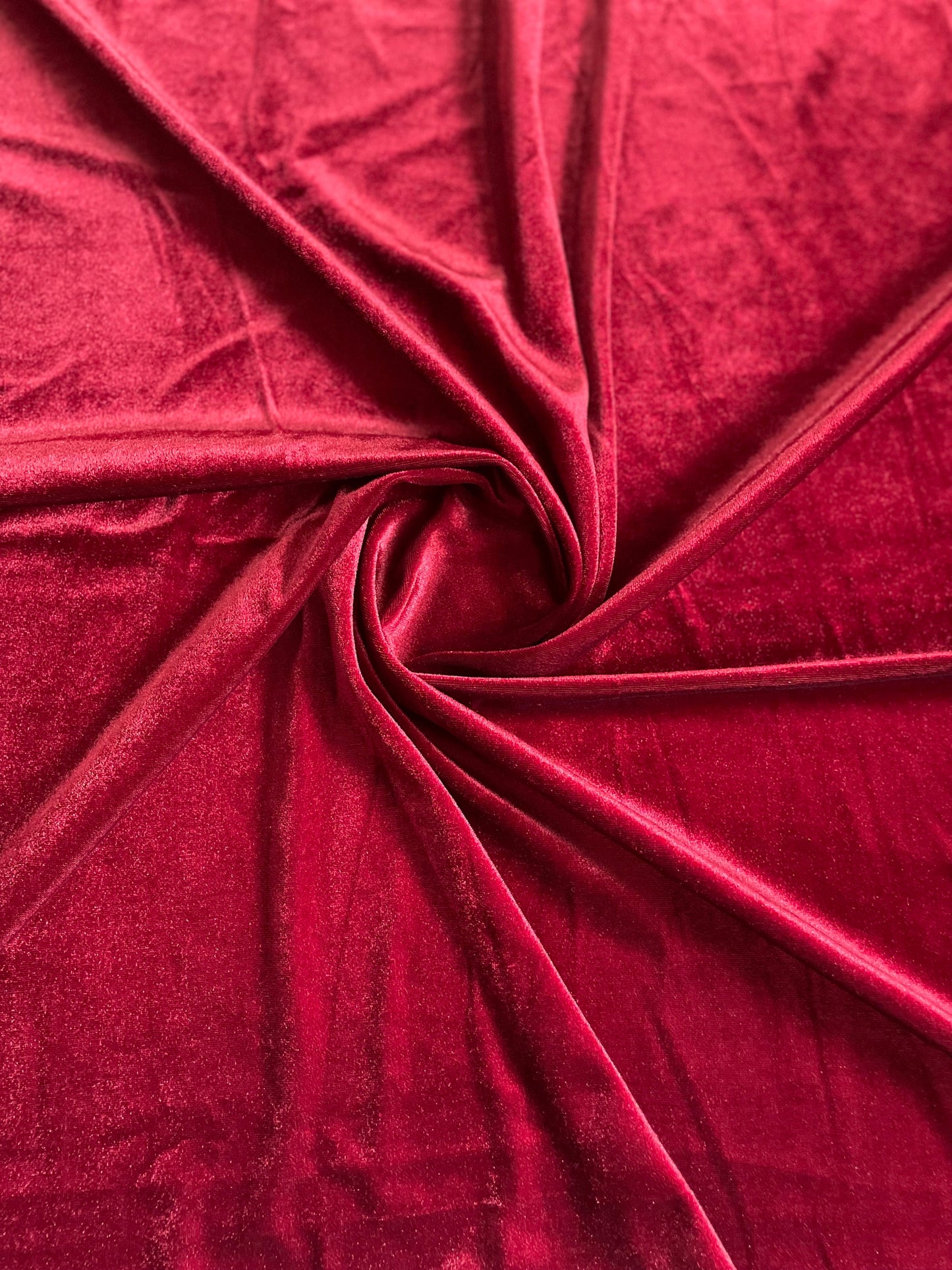 Maroon Velvet Fabric kreationbykj