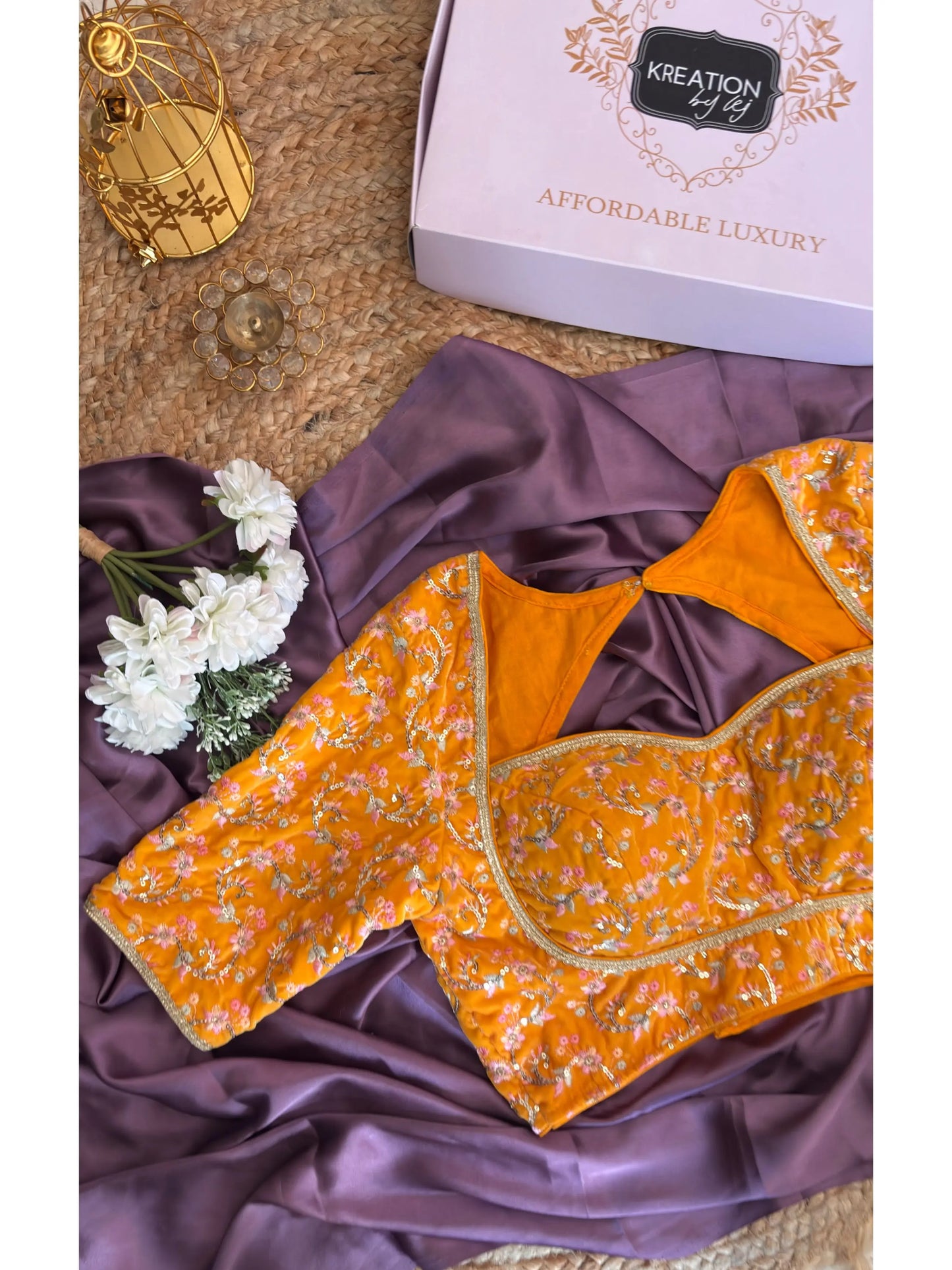 Ishq Kesariya Blouse Kreation by KJ