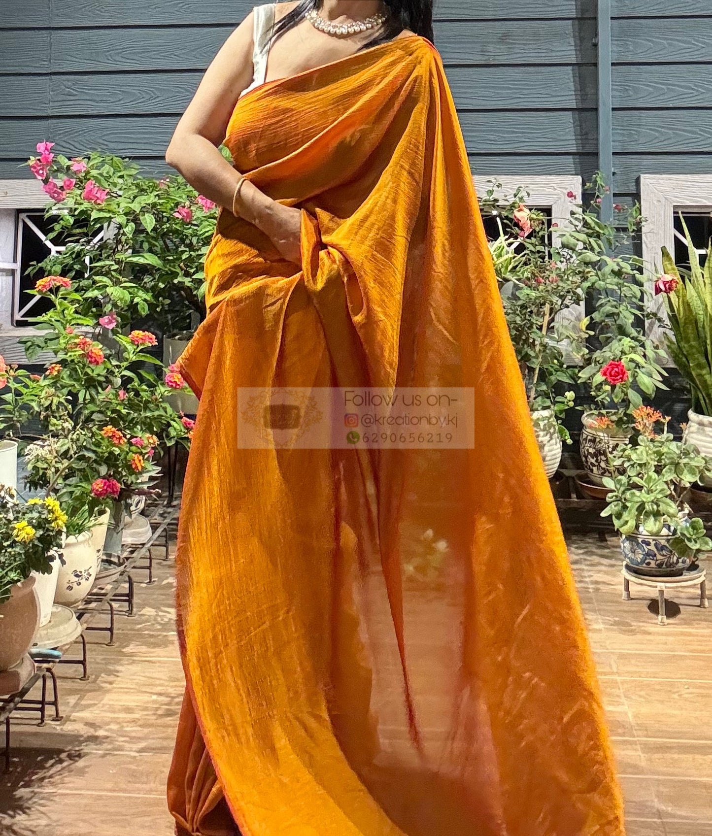 Mustard Yellow Soft Saree kreationbykj