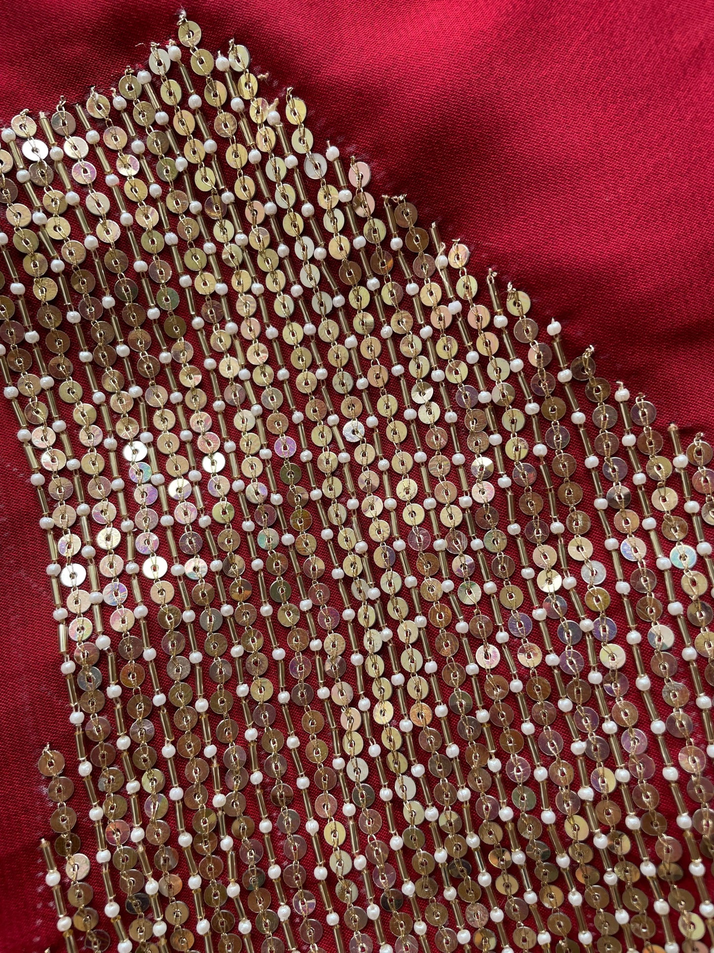 Maroon Chand Sifarish Saree for Engagement kreationbykj
