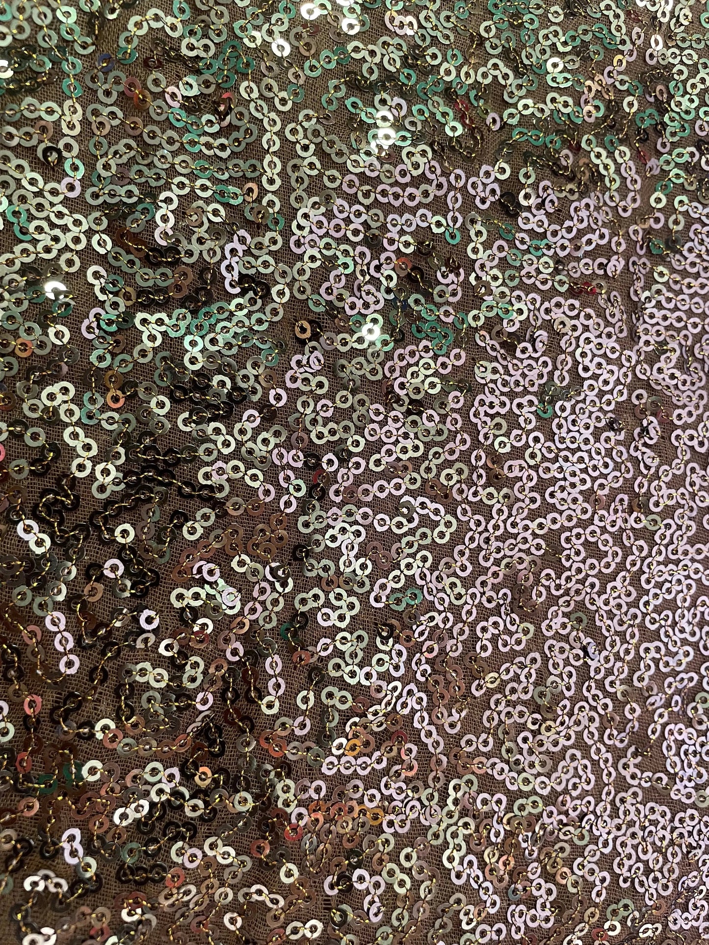 Gold Sequins Fabric kreationbykj