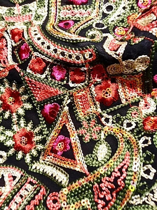 Manrangi Georgette Fabric kreationbykj