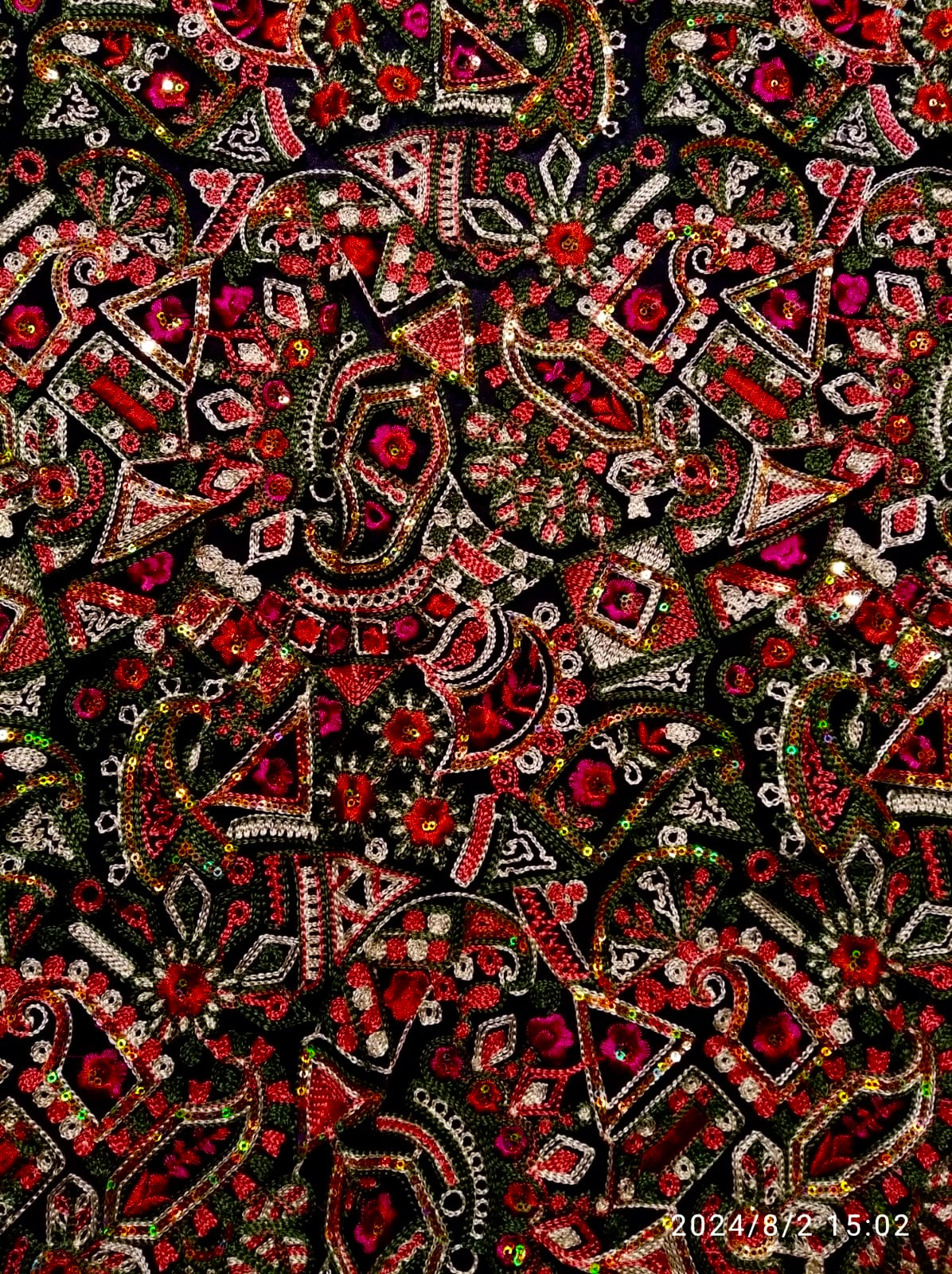 Manrangi Georgette Fabric kreationbykj