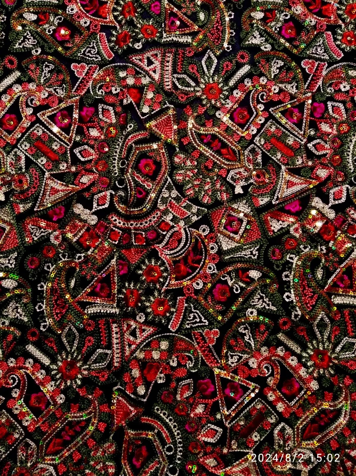 Manrangi Georgette Fabric kreationbykj