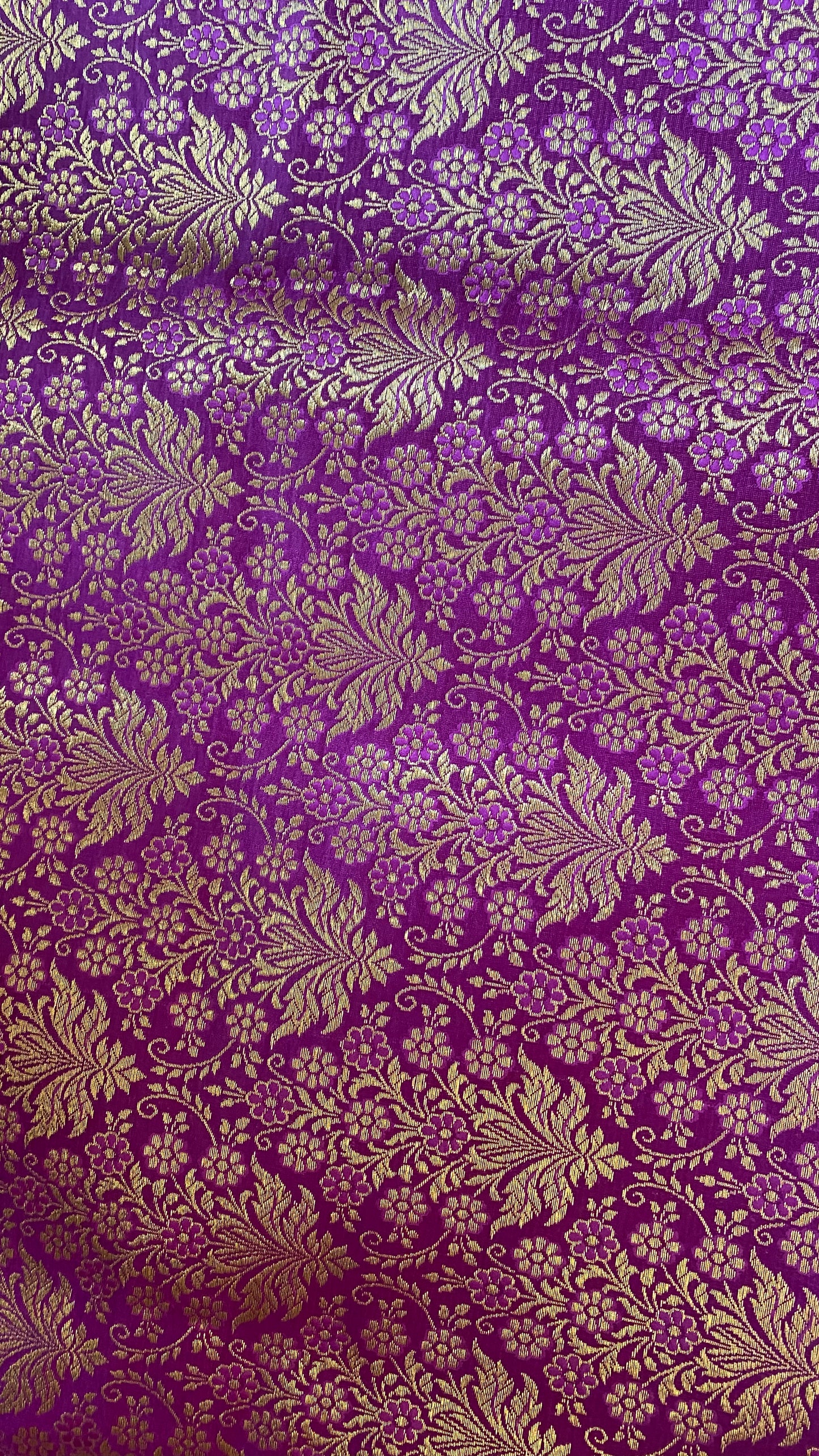 Light Purple Tissue Banarasi Saree with Golden Border