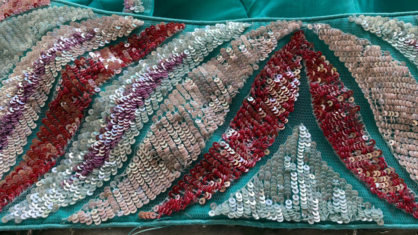 Turquoise Blue Cocktail Saree kreationbykj