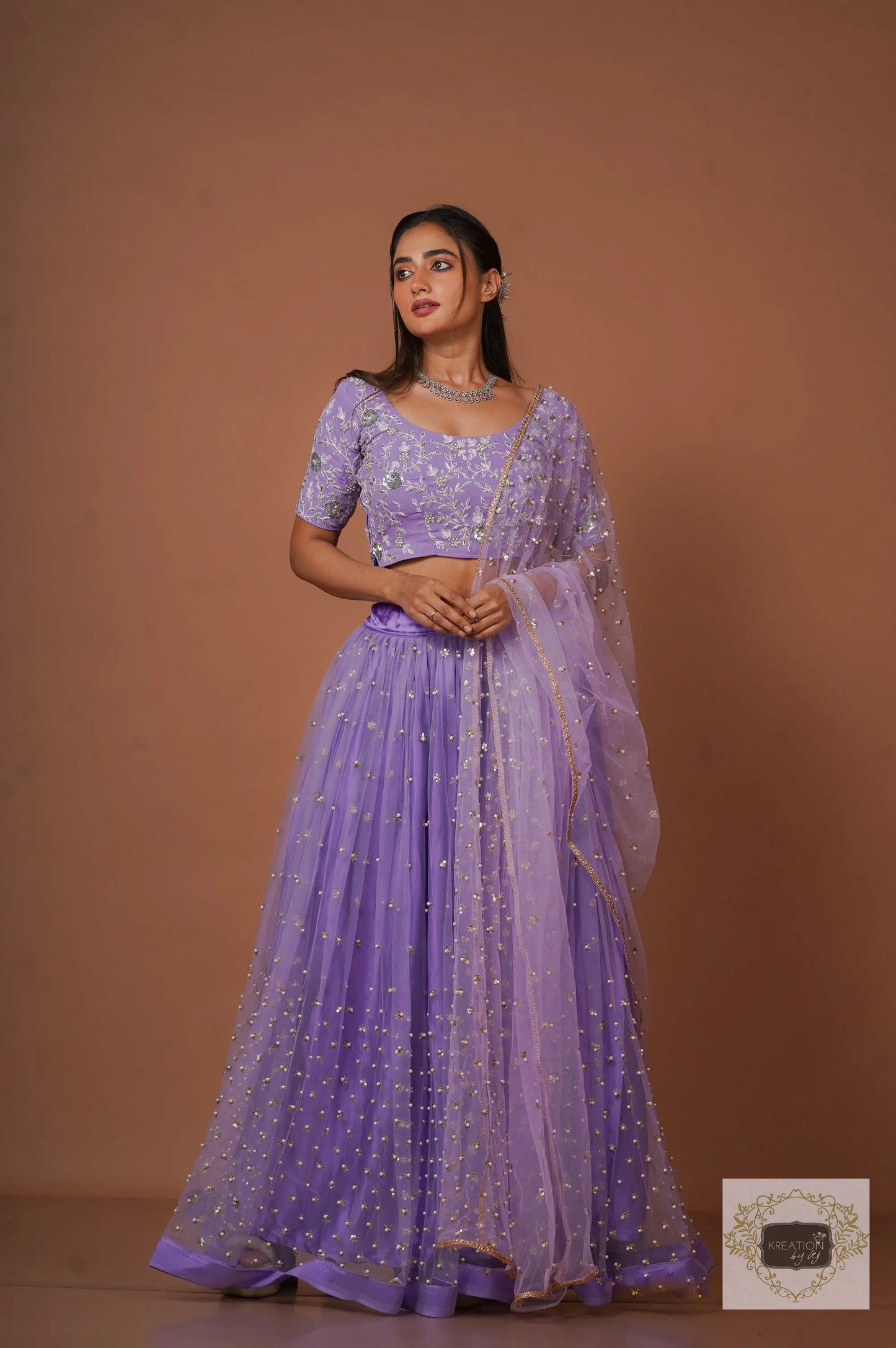 Chaand Chupa Badal Mein Lehenga Set kreationbykj