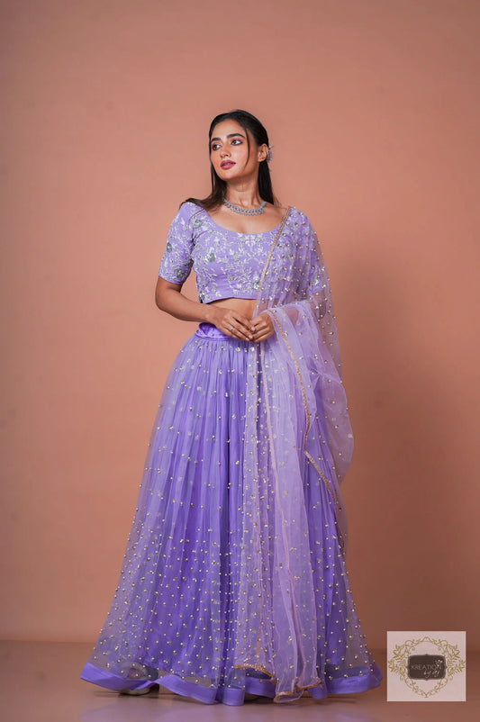 Chaand Chupa Badal Mein Lehenga Set kreationbykj