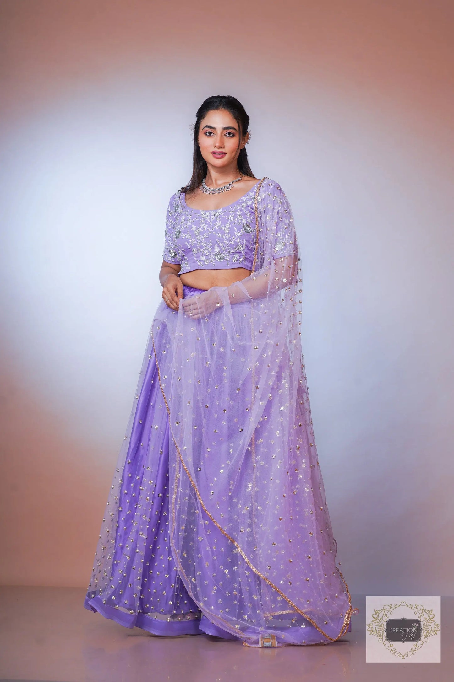 Chaand Chupa Badal Mein Lehenga Set kreationbykj