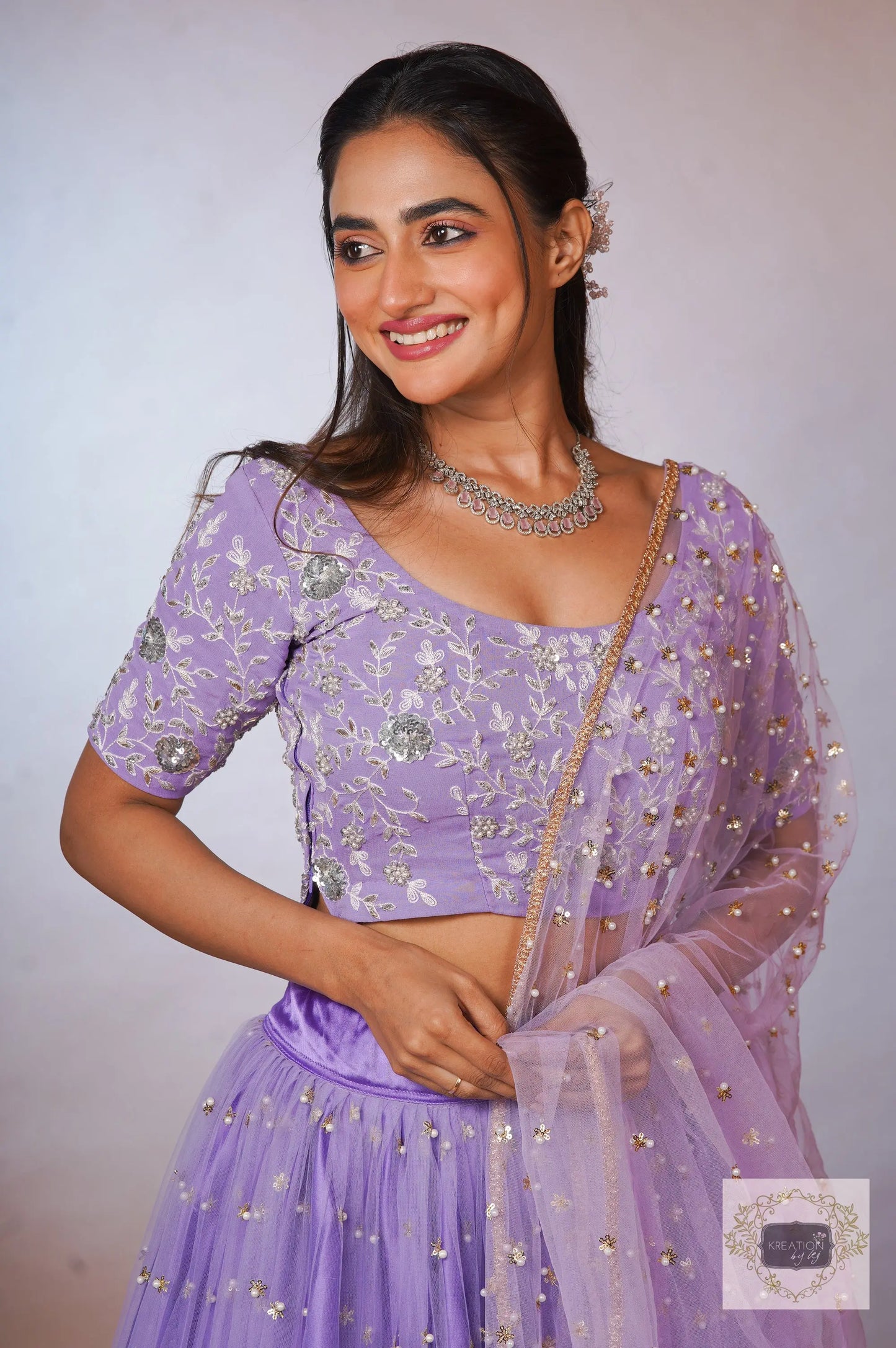 Chaand Chupa Badal Mein Lehenga Set kreationbykj