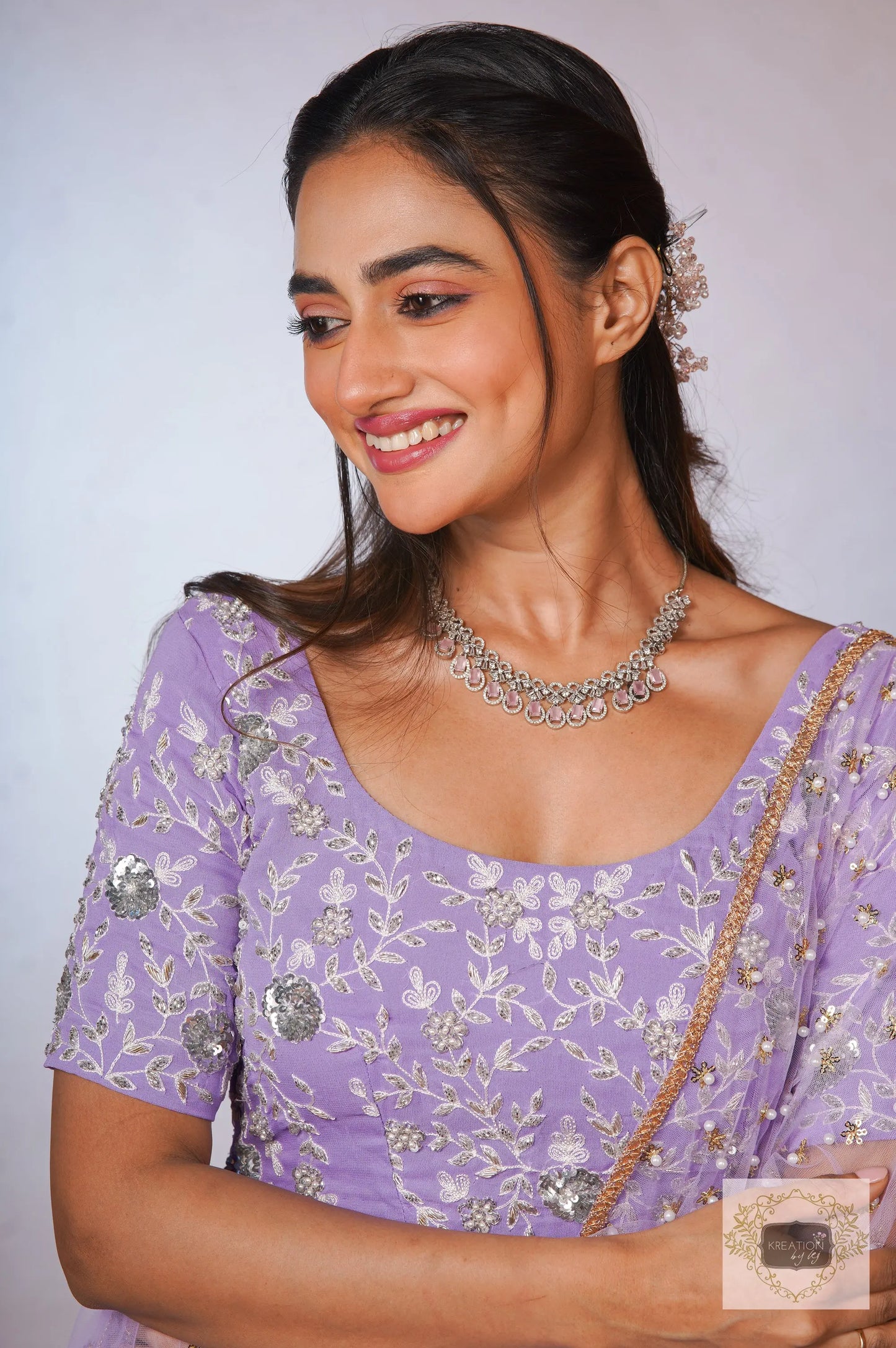 Chaand Chupa Badal Mein Lehenga Set kreationbykj