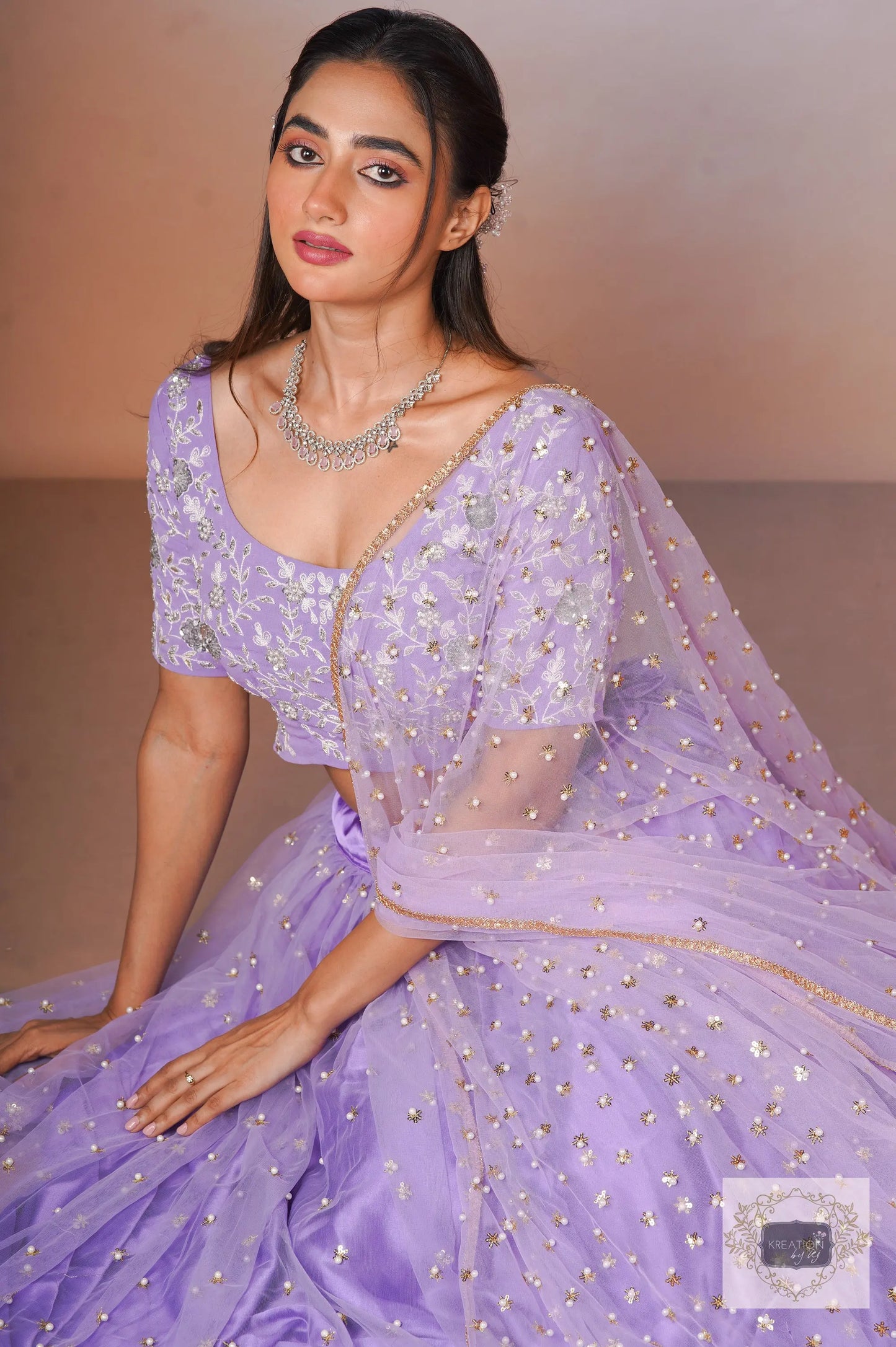 Chaand Chupa Badal Mein Lehenga Set kreationbykj
