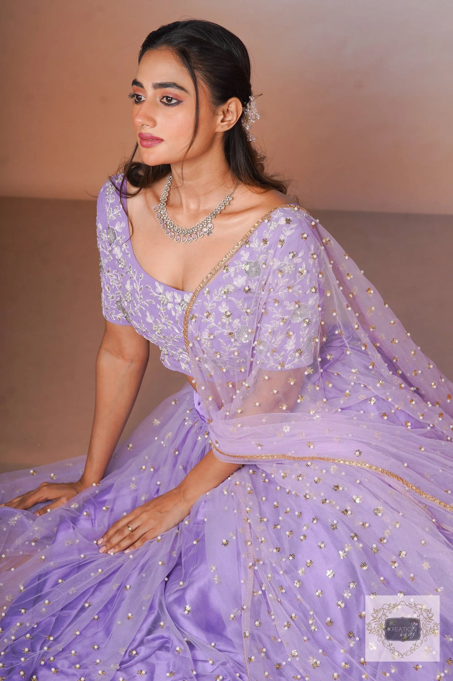 Chaand Chupa Badal Mein Lehenga Set kreationbykj