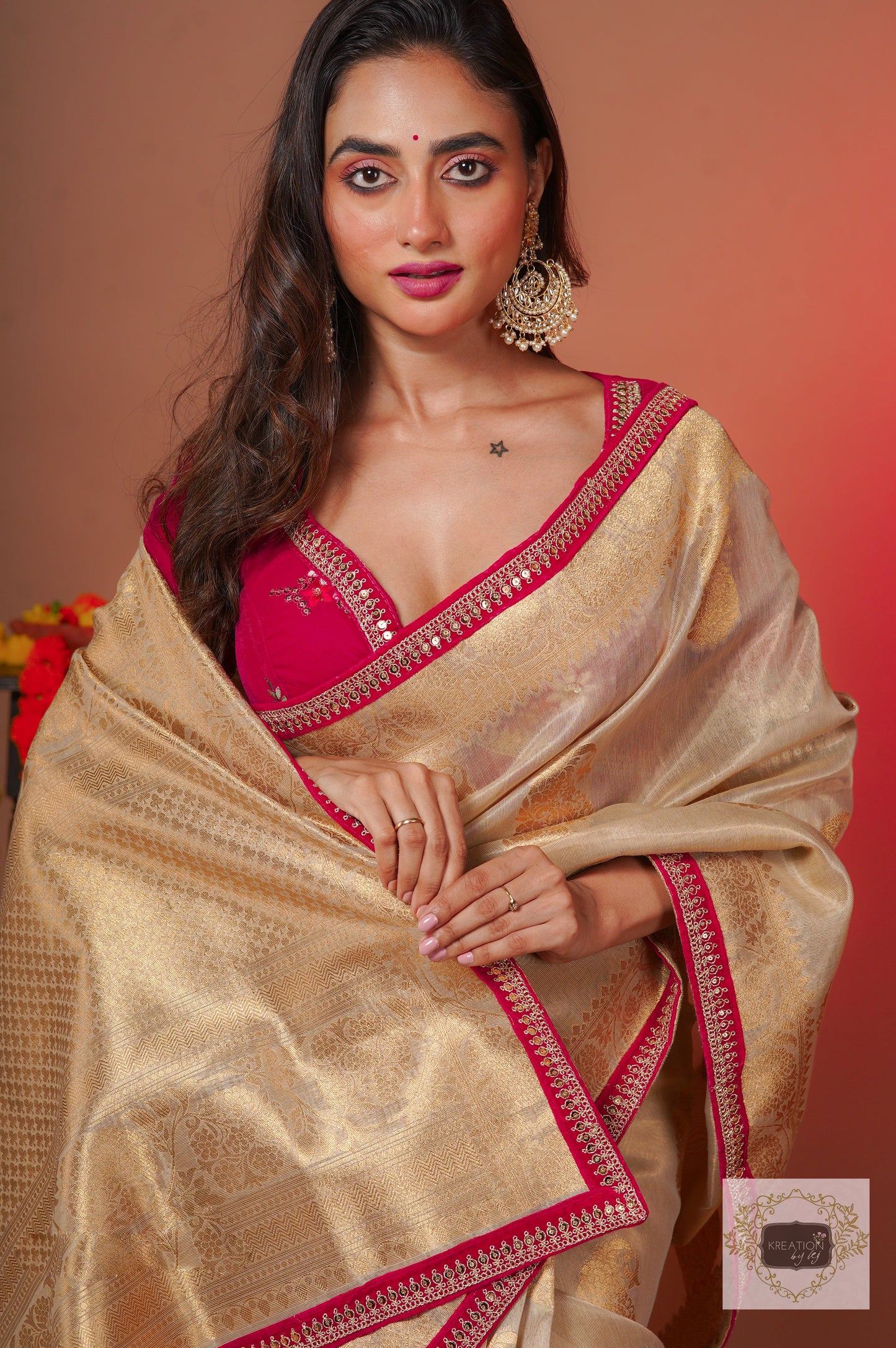 Shubho Kora Banarasi Saree kreationbykj