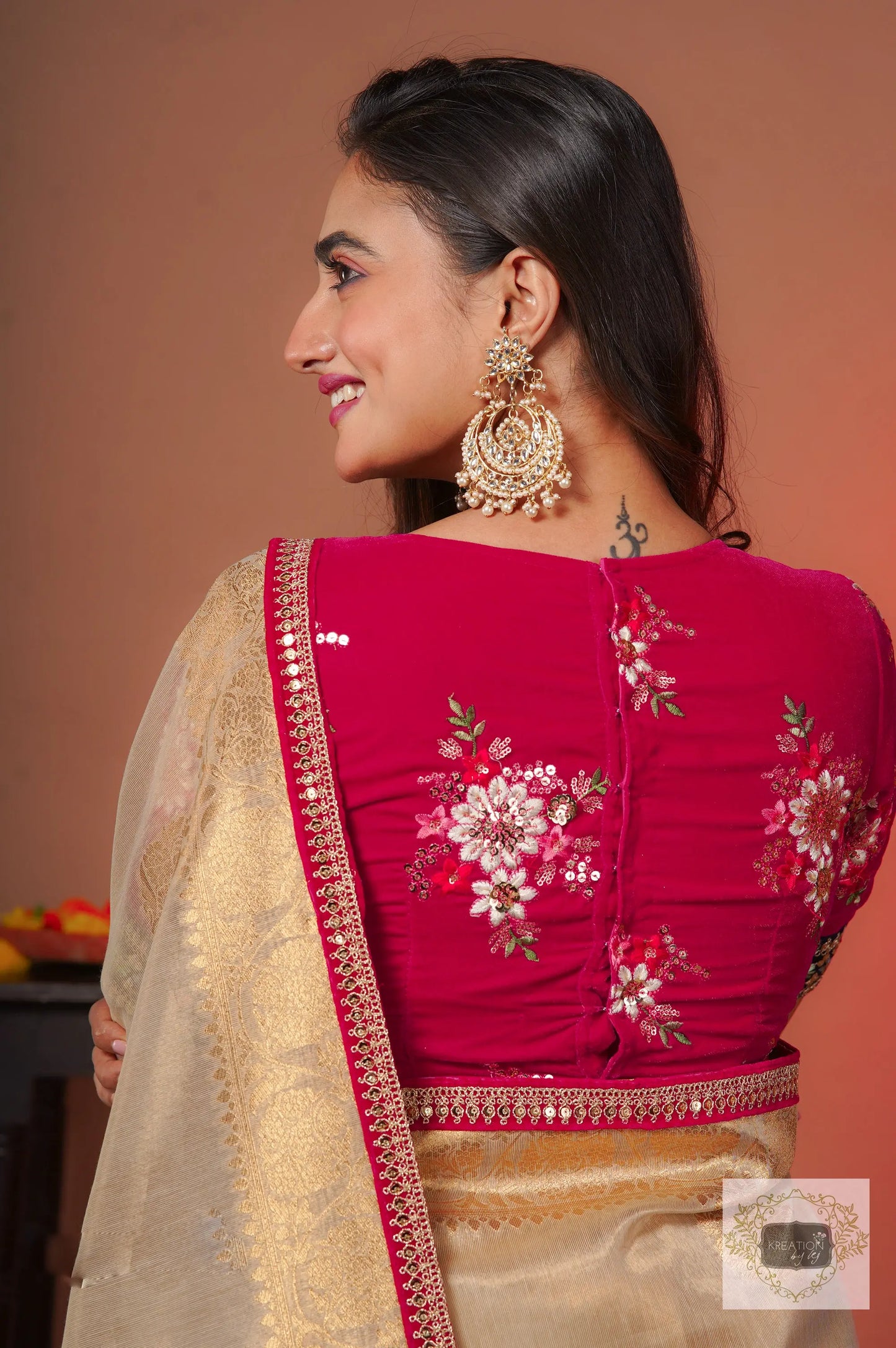 Rani Velvet Blouse kreationbykj
