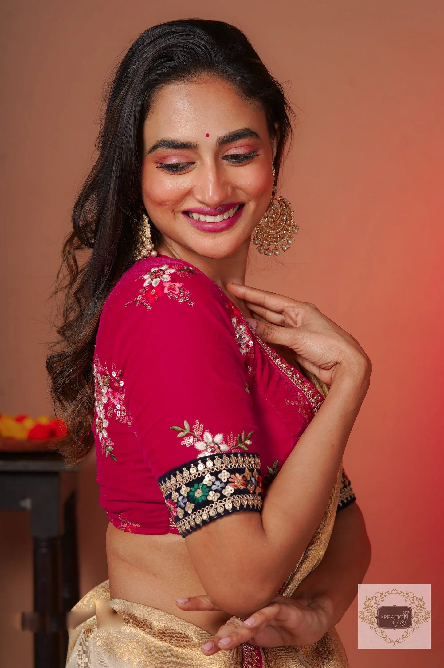 Rani Velvet Blouse kreationbykj