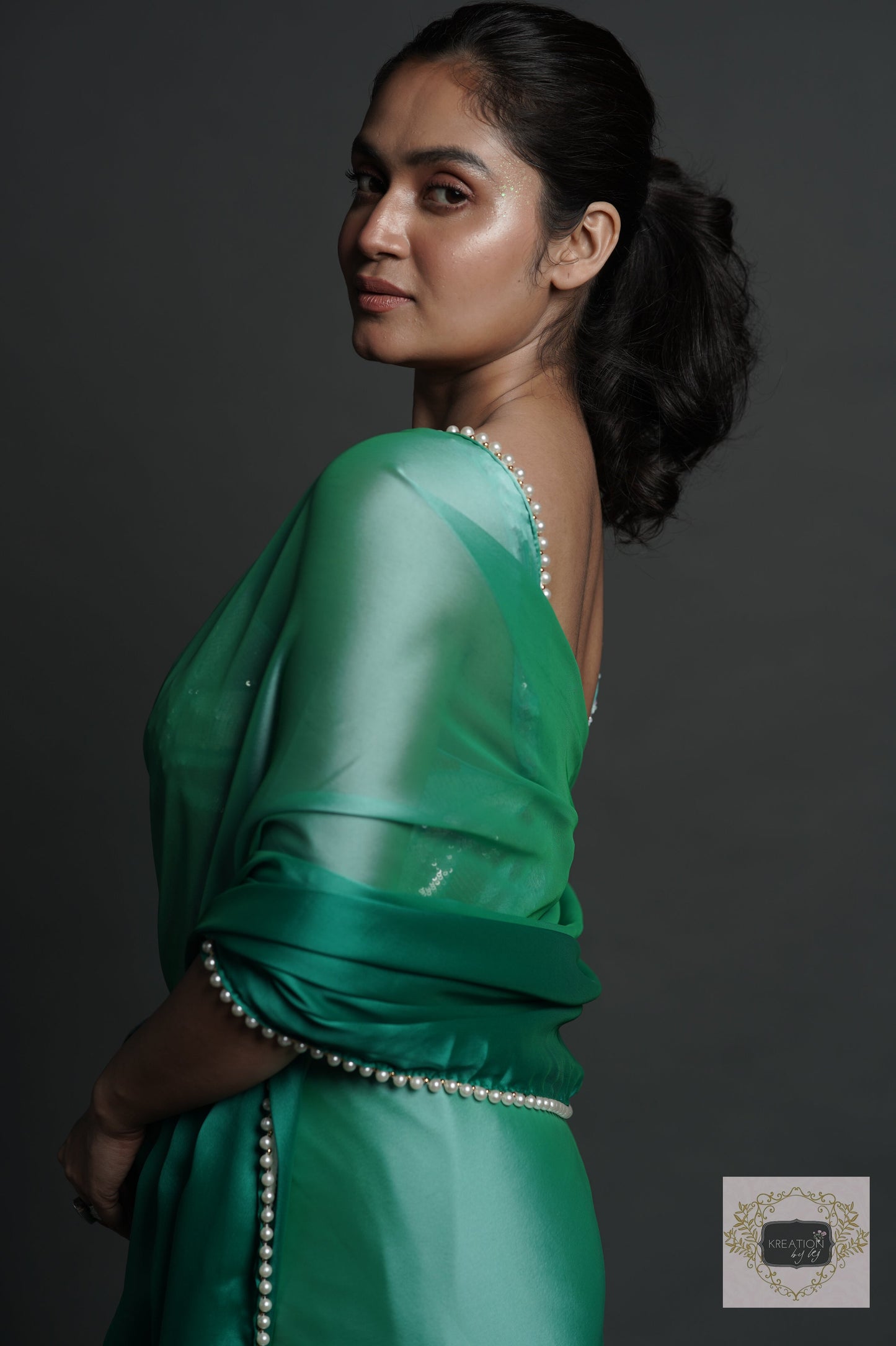 Seas The Day Cocktail Saree kreationbykj