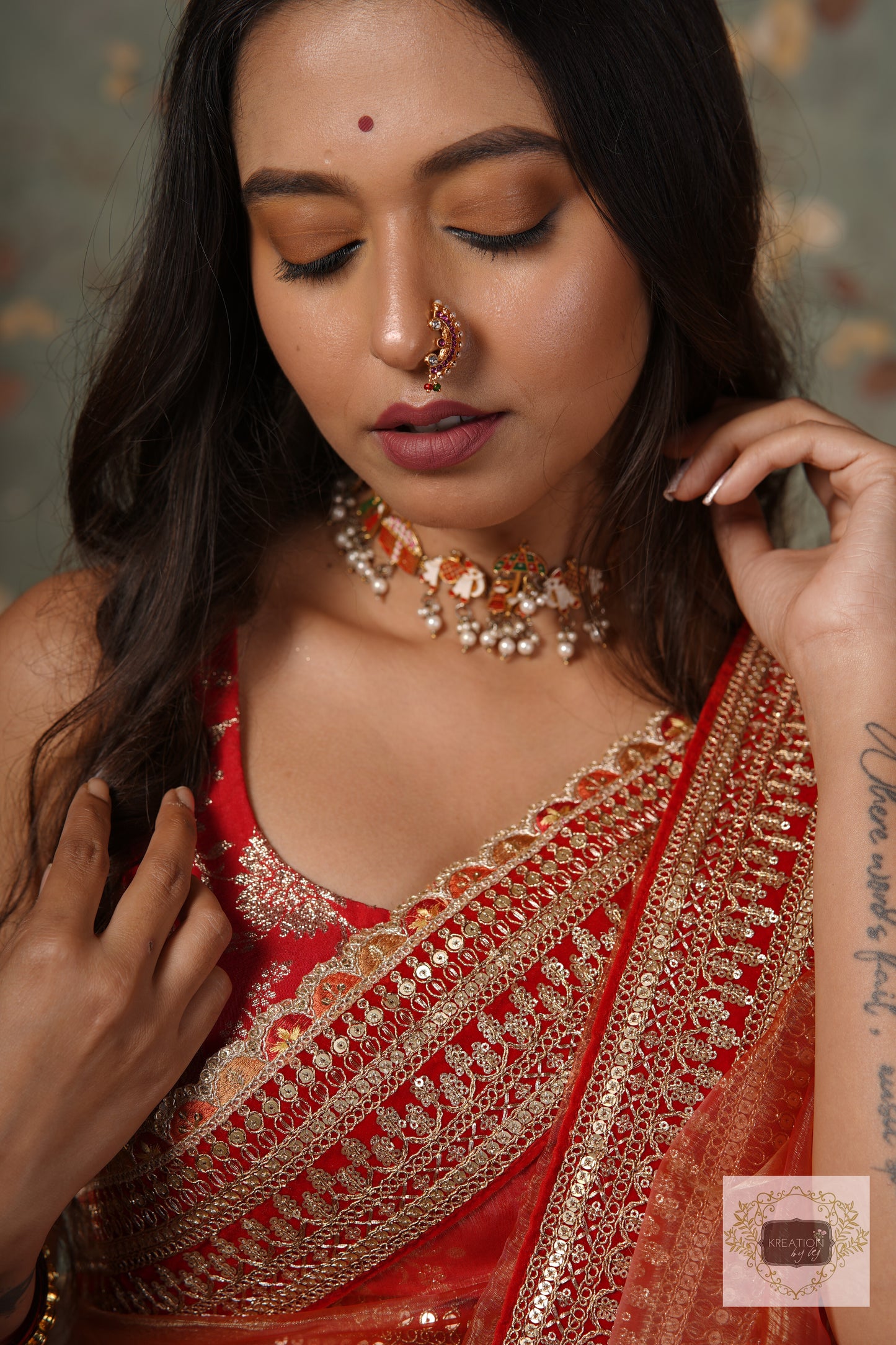 Shagun Glass Tissue Saree