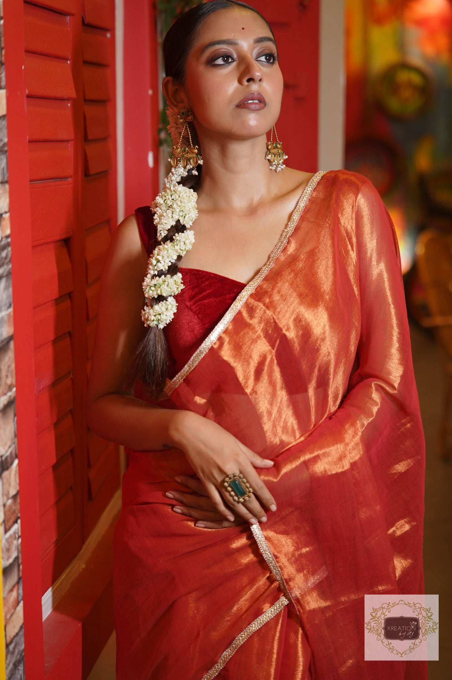 Lalita Tissue Saree kreationbykj