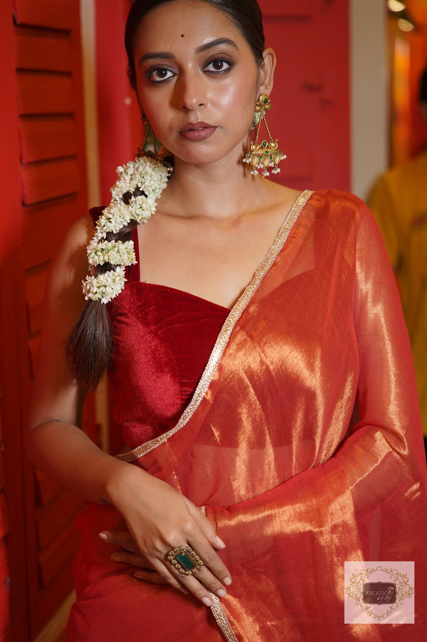 Lalita Tissue Saree kreationbykj