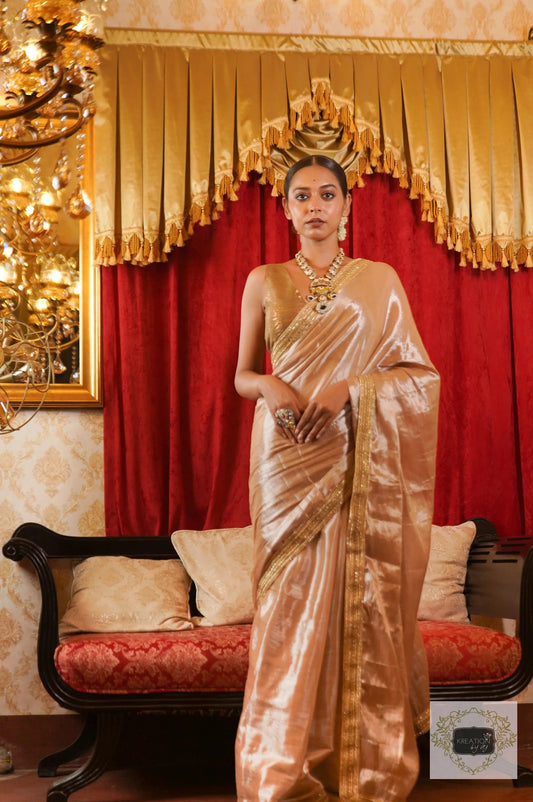 Indrani Tissue Saree kreationbykj