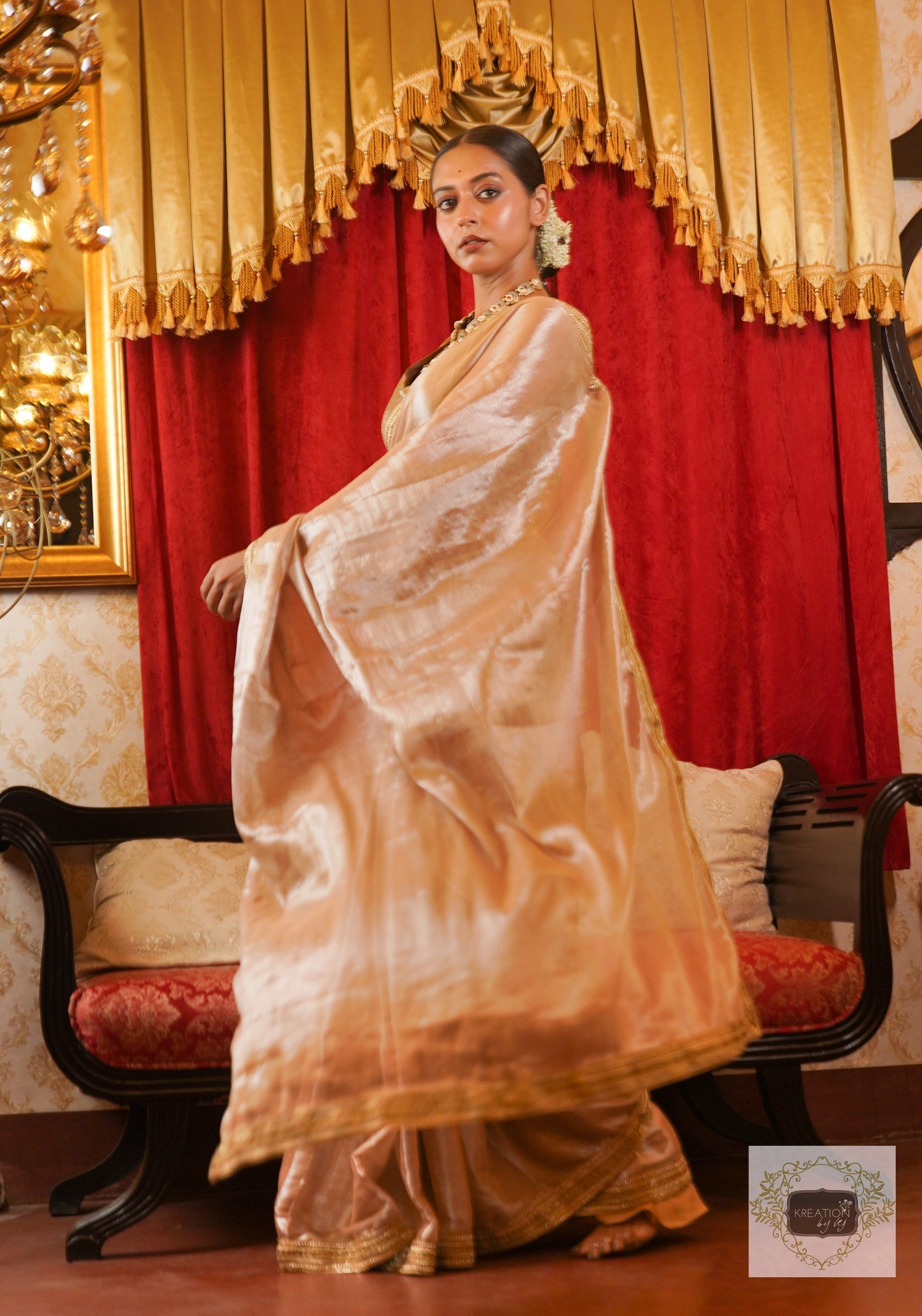 Indrani Tissue Saree kreationbykj