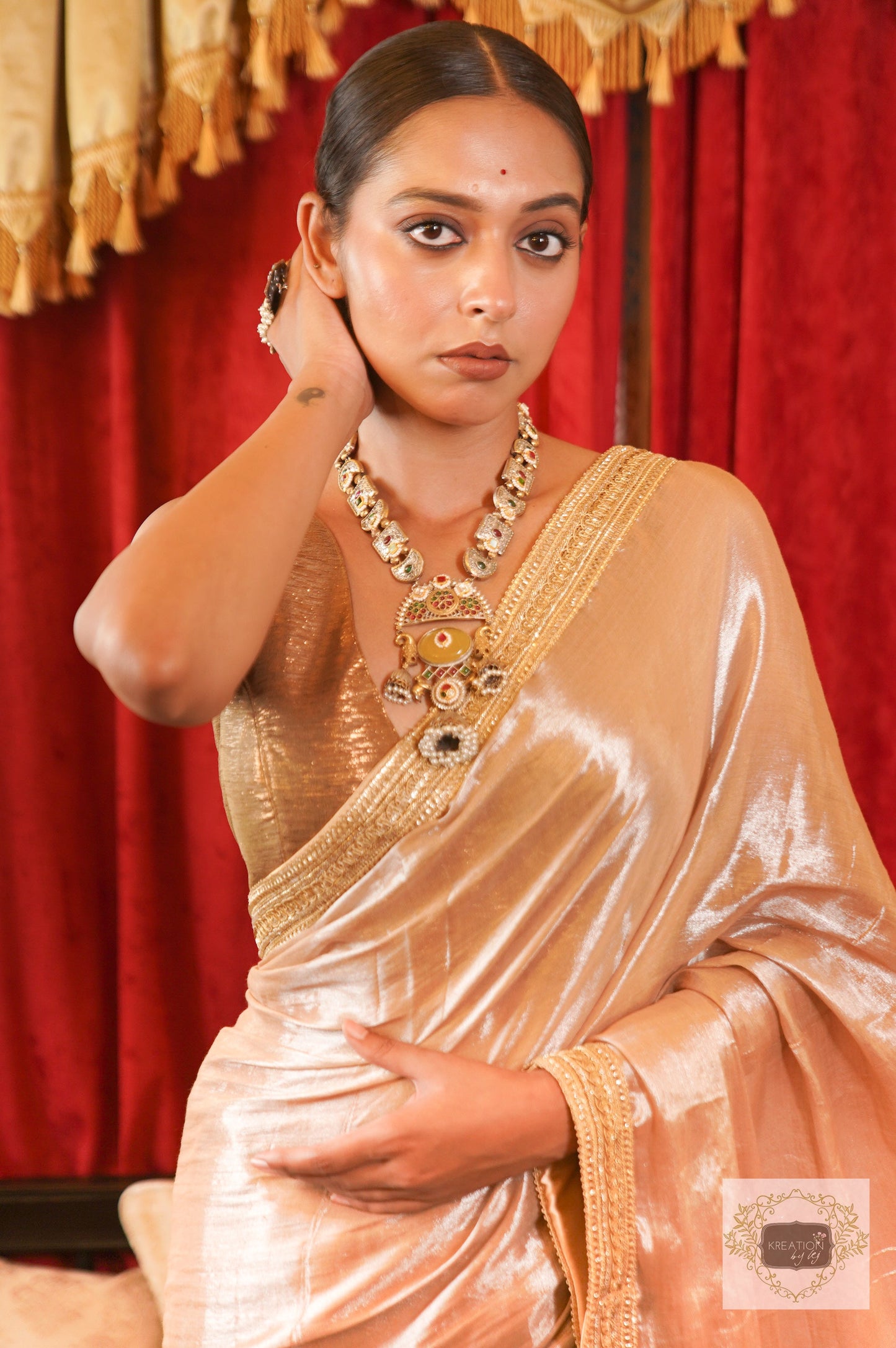 Indrani Tissue Saree kreationbykj