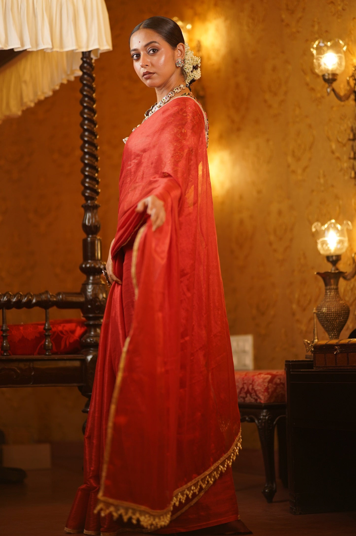 Gauri Tissue Saree kreationbykj