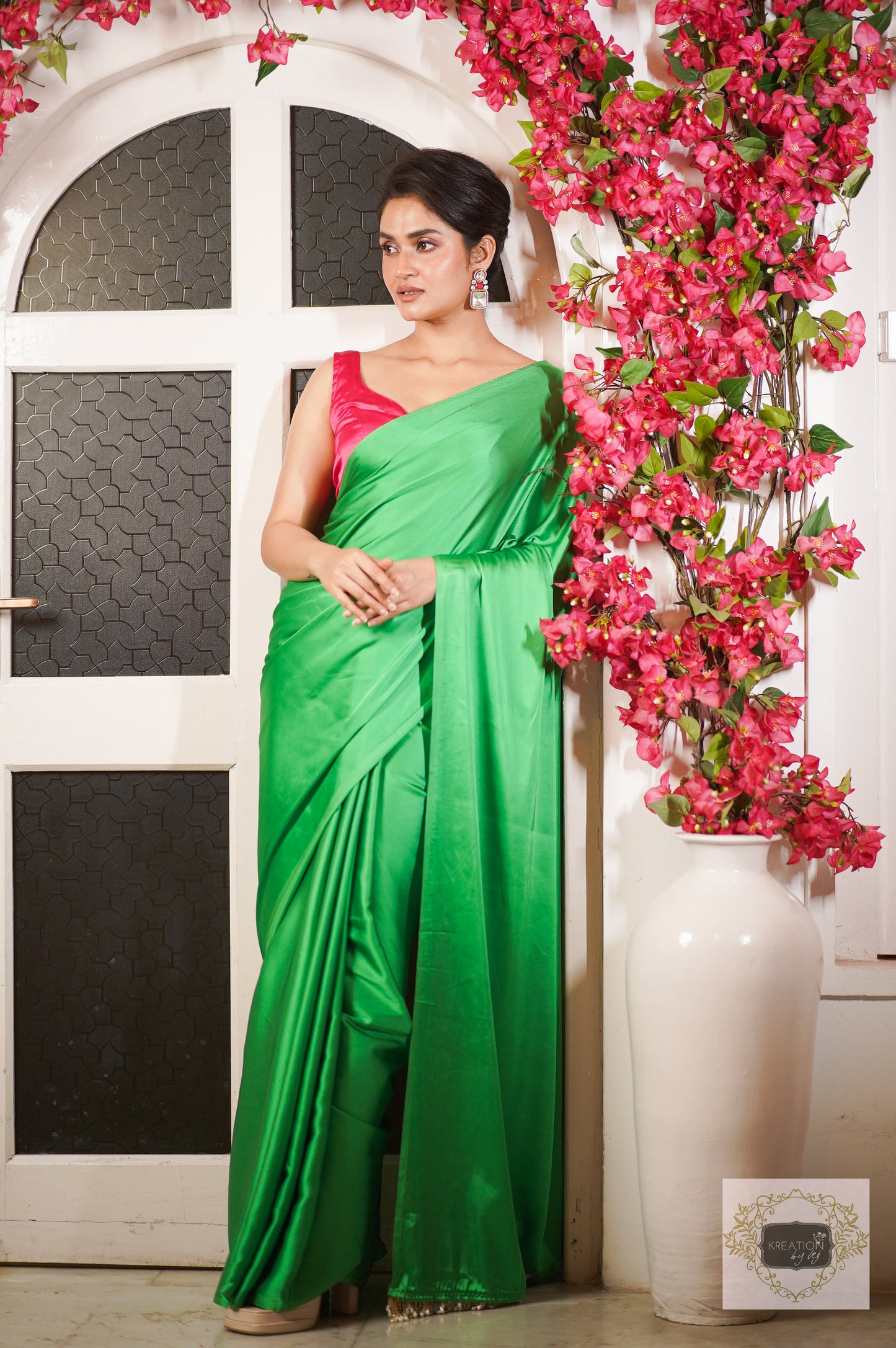 Tia Satin Silk Saree