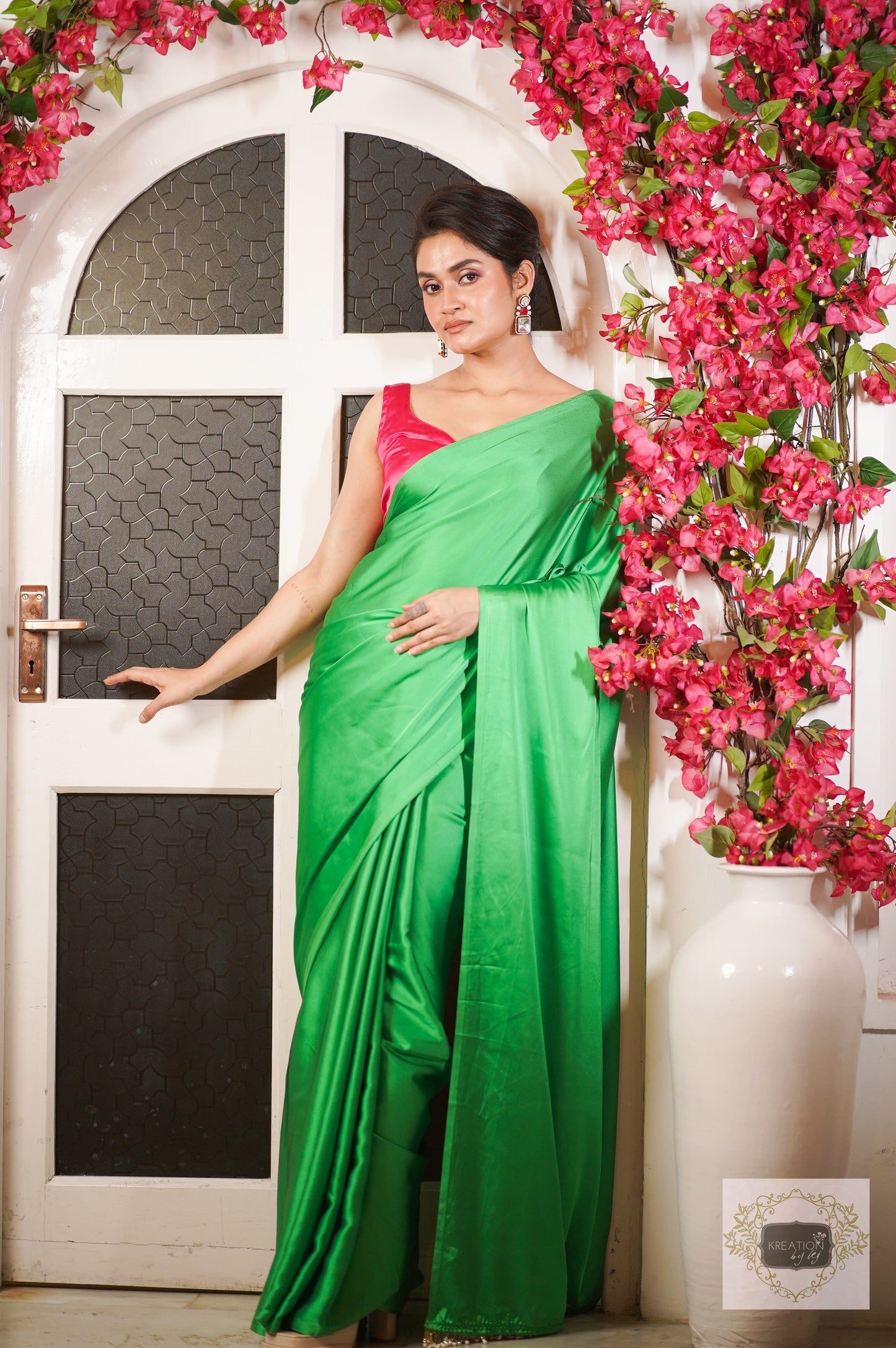 Tia Satin Silk Saree