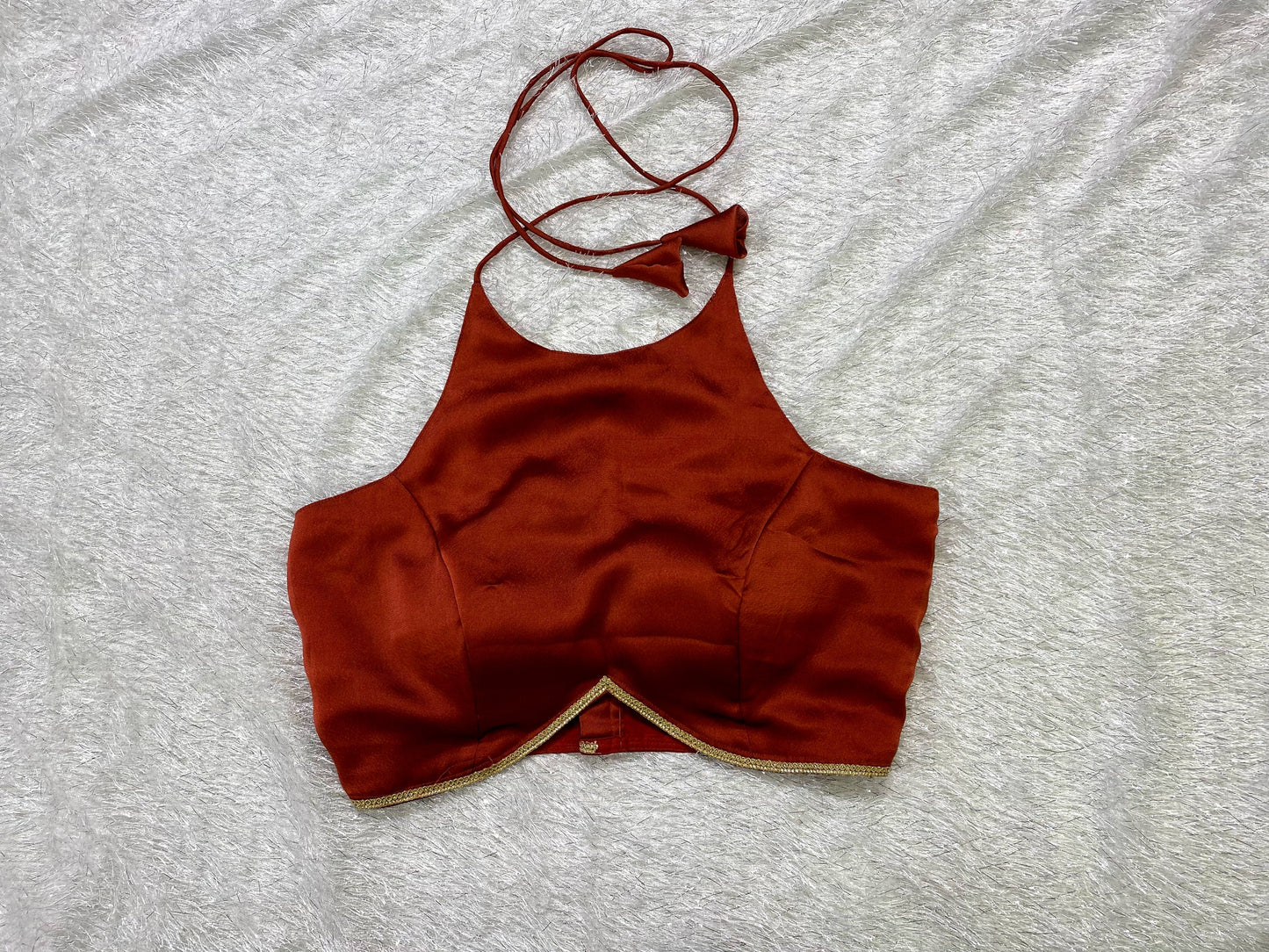 Tea Rose Halter Blouse kreationbykj