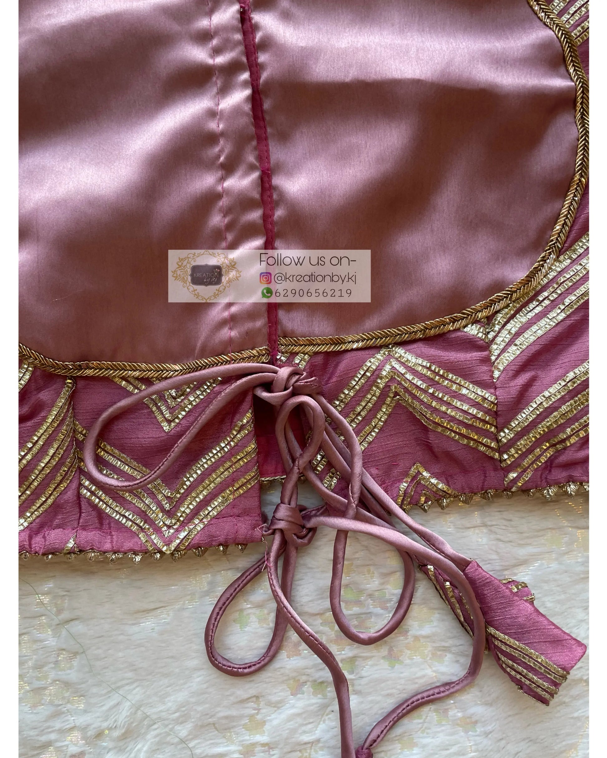 Mauve Maharani Blouse kreationbykj