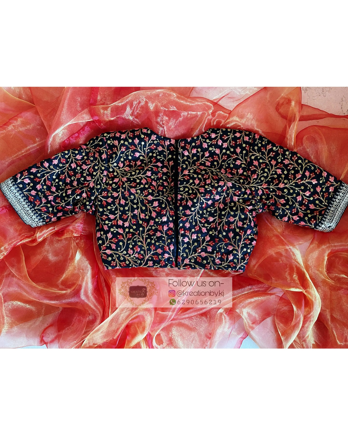 Rubaan Black Blouse - kreationbykj