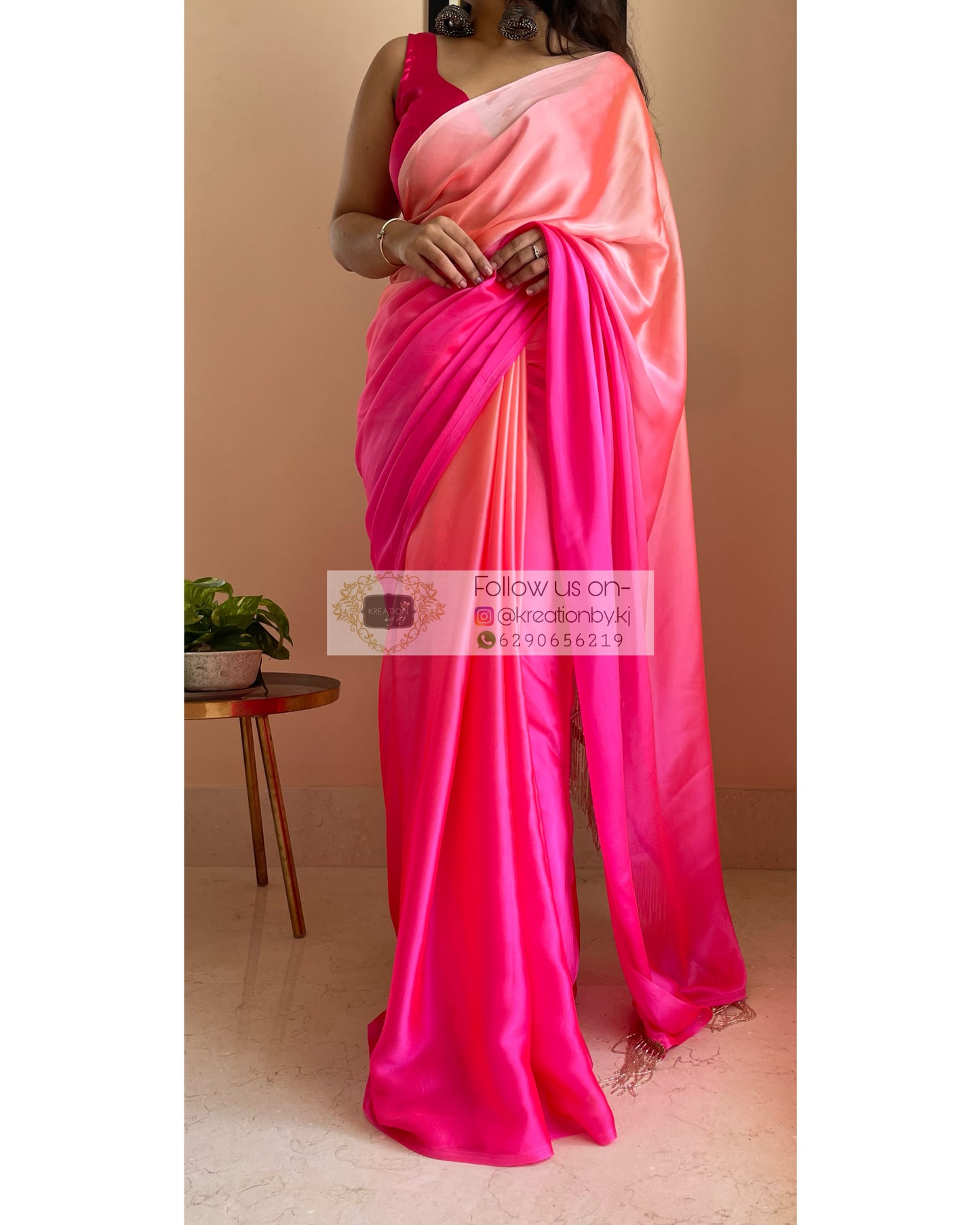 Pink Paradise Ombré Saree
