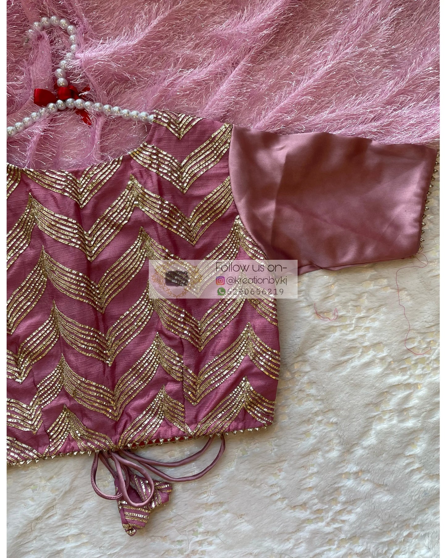 Mauve Maharani Blouse kreationbykj
