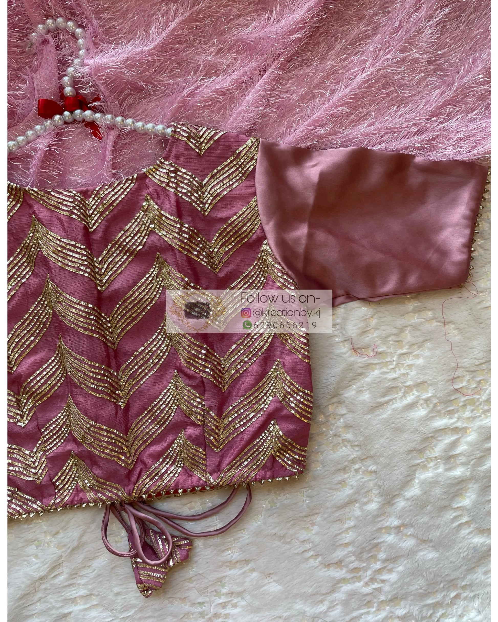 Mauve Maharani Blouse kreationbykj