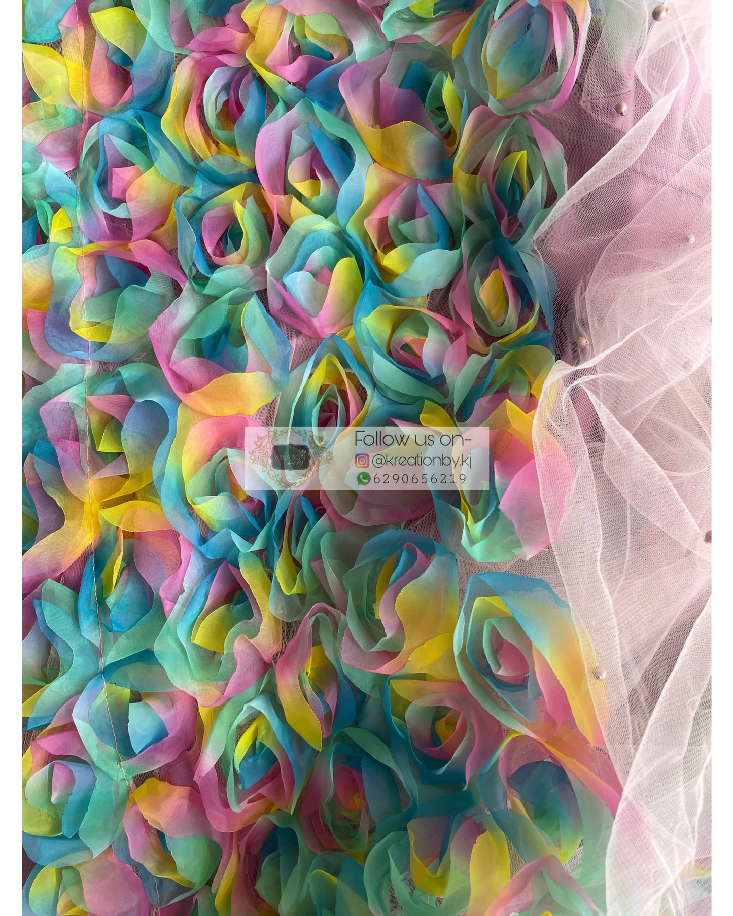 Unicorn Drama Queen Net Saree kreationbykj