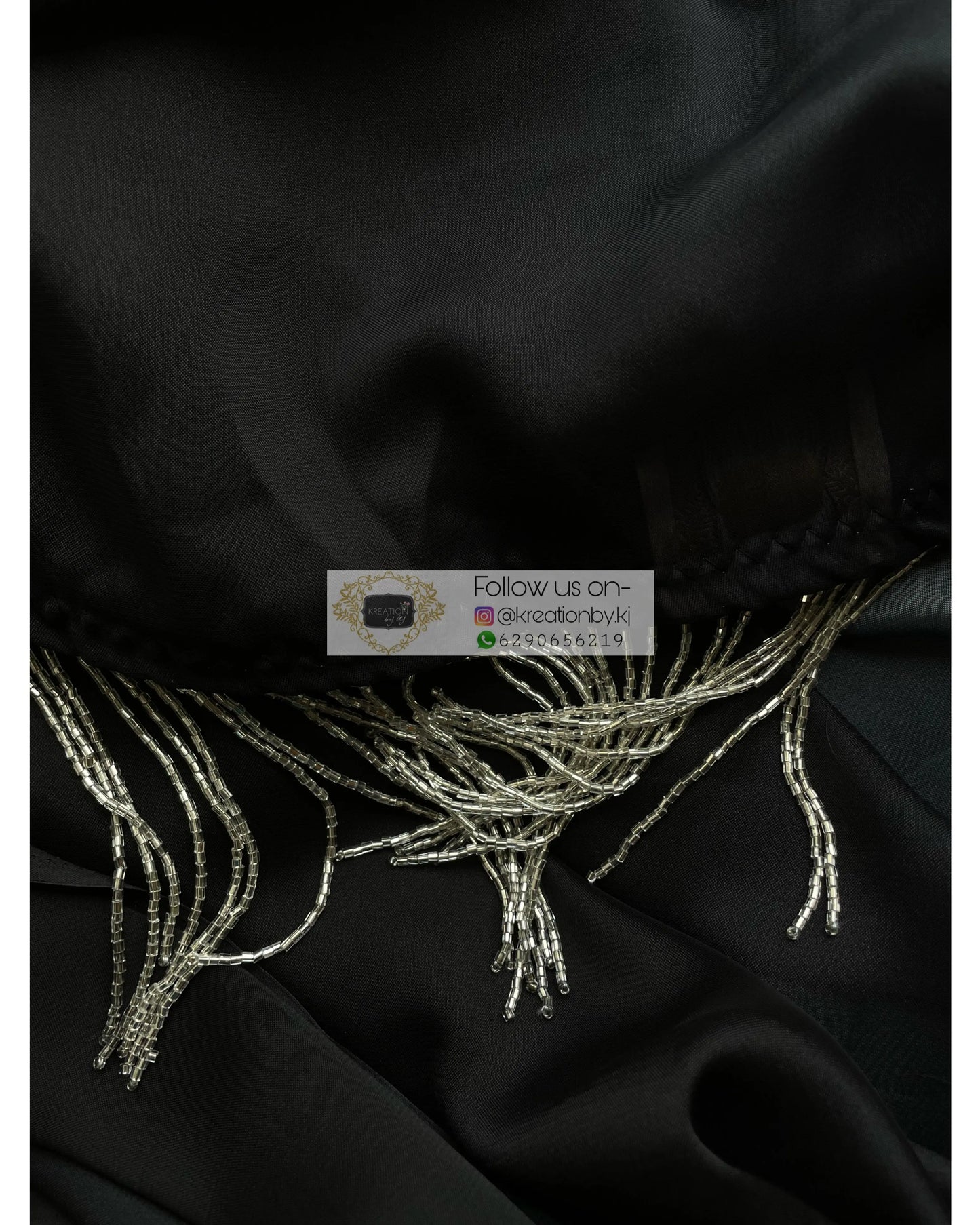 Badra Bahar Ombré Georgette Cocktail Saree kreationbykj