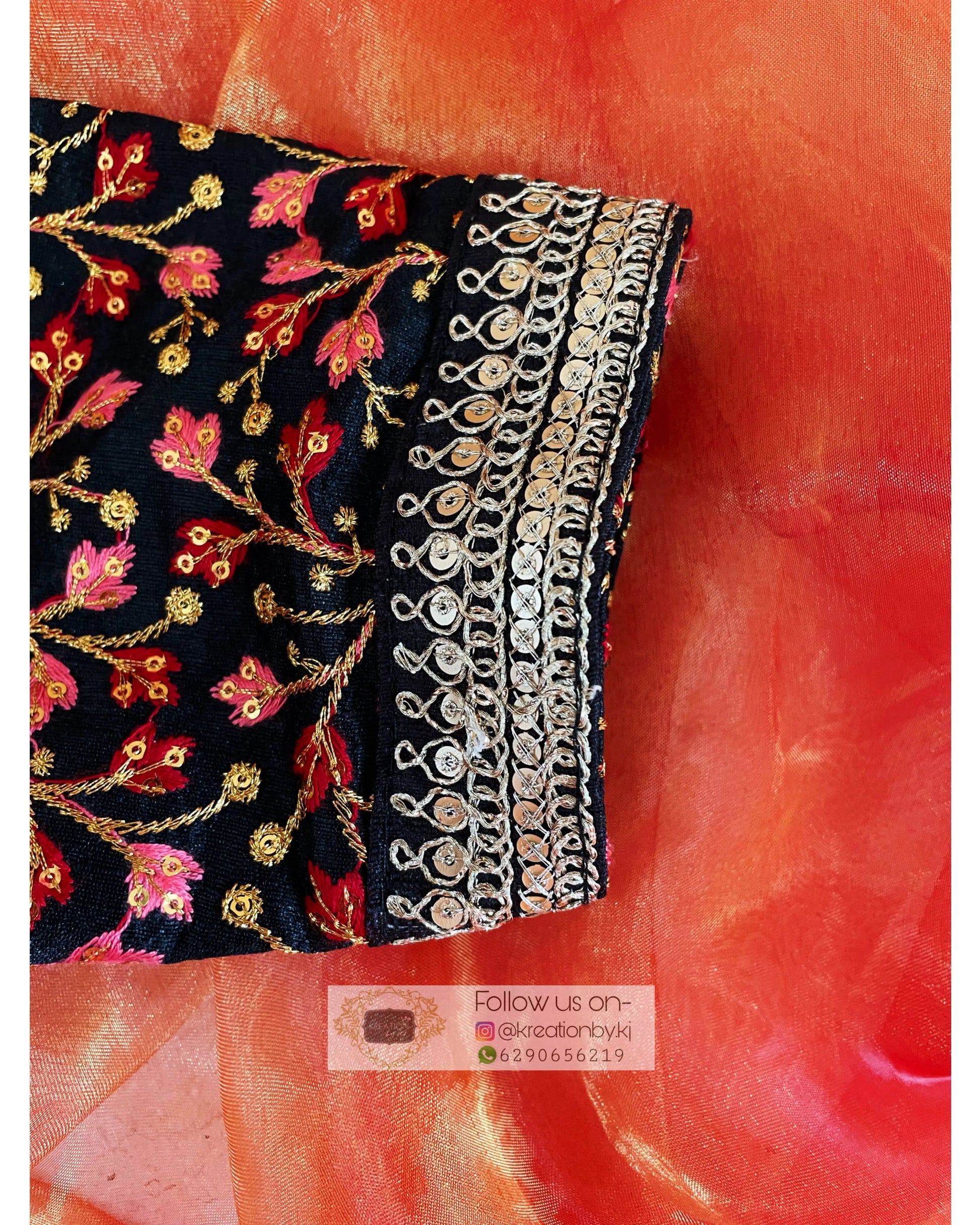 Raw silk cocktail blouse  Blouse - kreationbykj