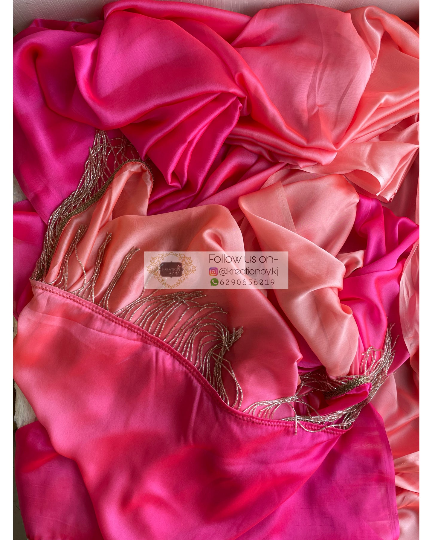 Pink Paradise Ombré Saree